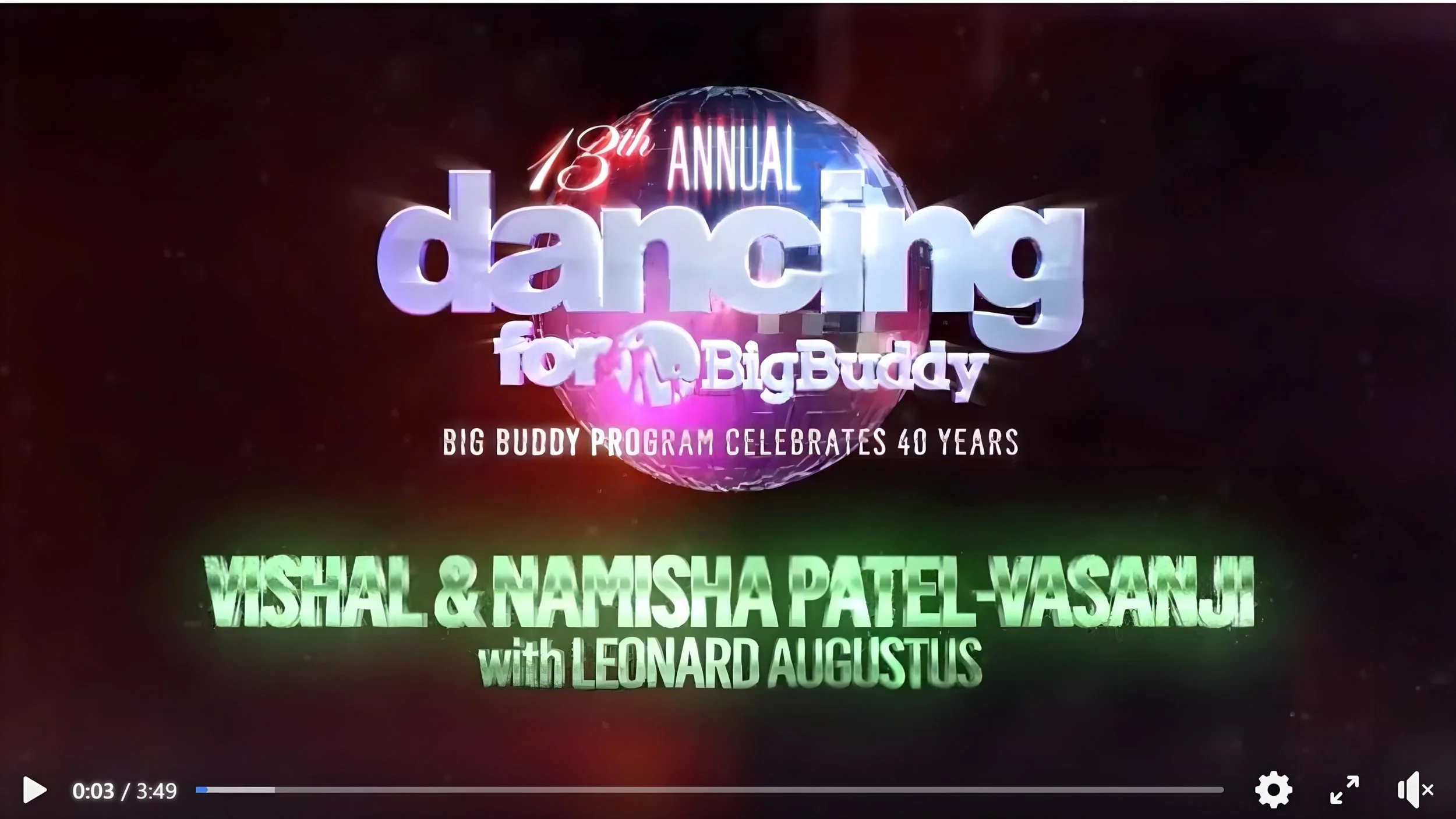 DANCING FOR BIG BUDDY FUNDRAISER