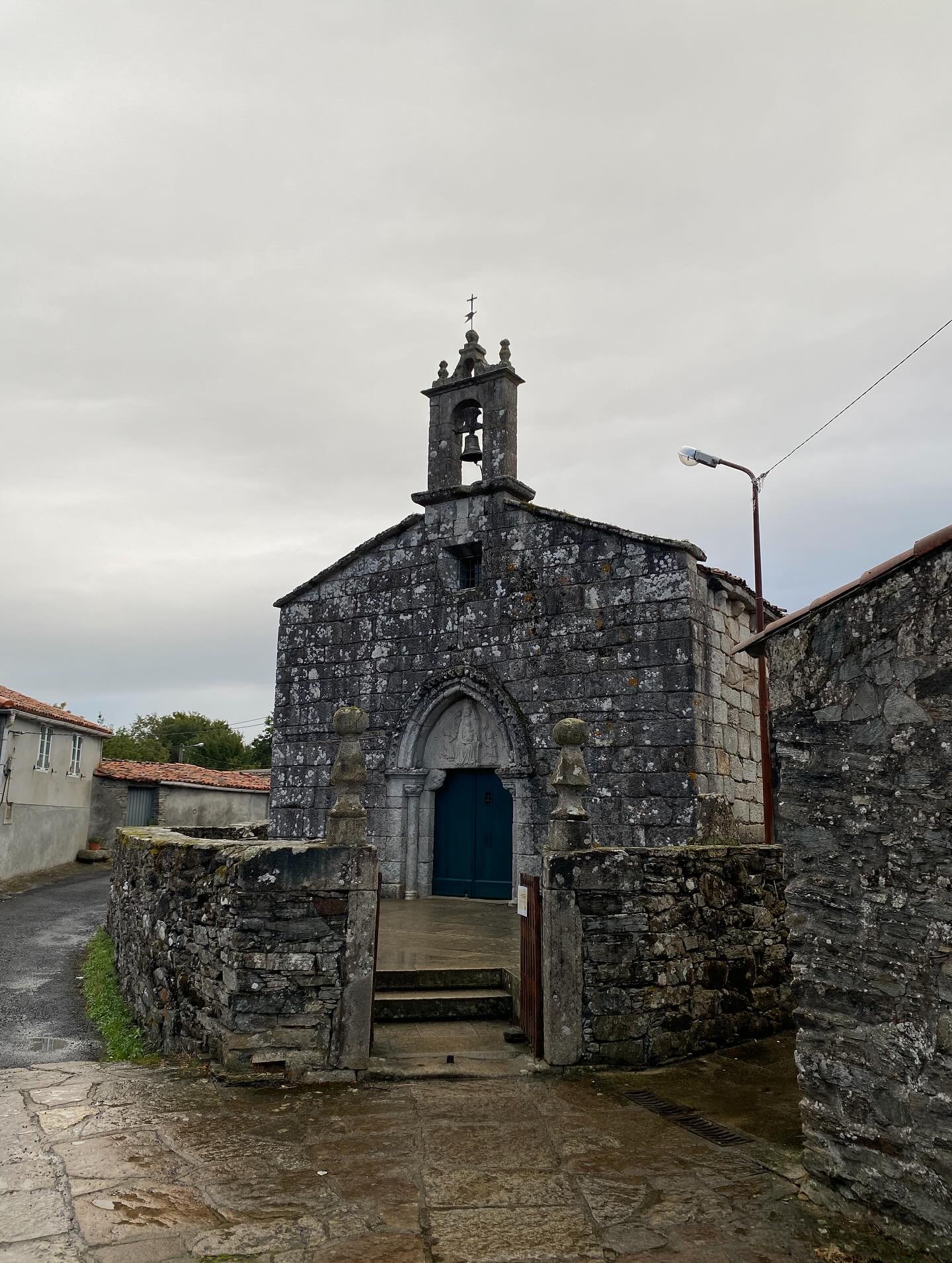 Day 3 - Palas de Rei to Arz&uacute;a (25km/15.5 miles). Got our first rain on the longest day. But we were not deterred! Some of us ate the famous boiled octopus&hellip; others abstained 🐙. We were grateful for shower, a great dinner and rest.