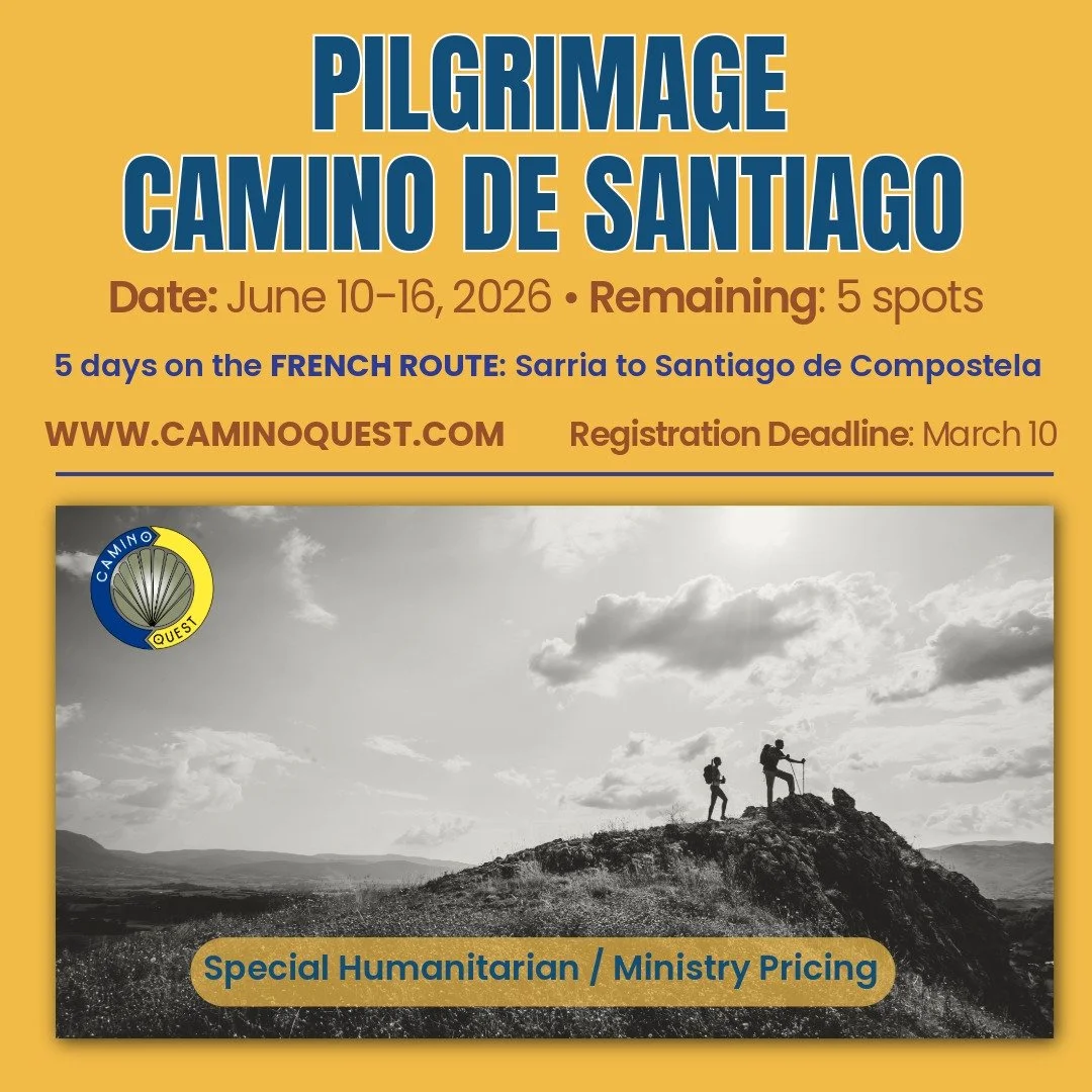 👣 Men's Pilgrimage on the Camino de Santiago

There is something truly special about the French Route&mdash;the serene mornings, the shared community, and the steady rhythm of the trail from Sarria to Santiago de Compostela. 🌿

We&rsquo;re preparin