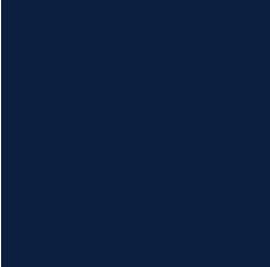 Logo de la NASA en blanc sur un fond bleu foncé.