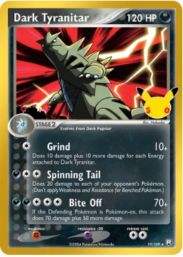 Dark Tyranitar - 30th Celebration Classic Collection