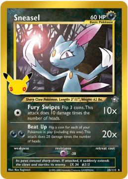 Sneasel - 30th Celebration Classic Collection