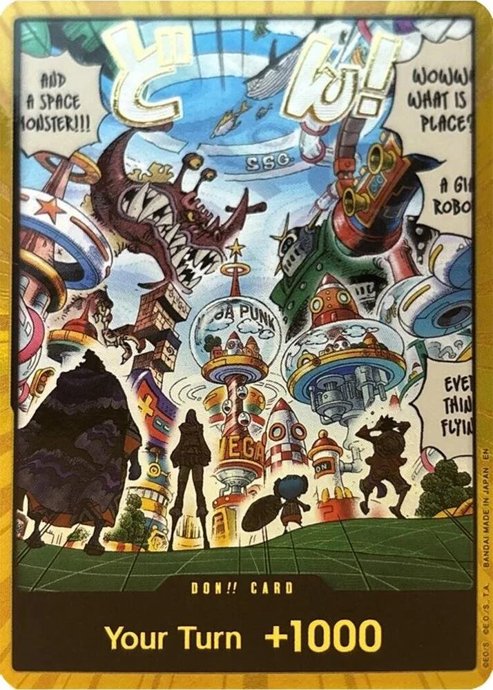 DON!! Card (Egghead) (Gold) - The Azure Sea's Seven (OP14)