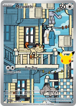 Meowth - 30th Celebration #144
