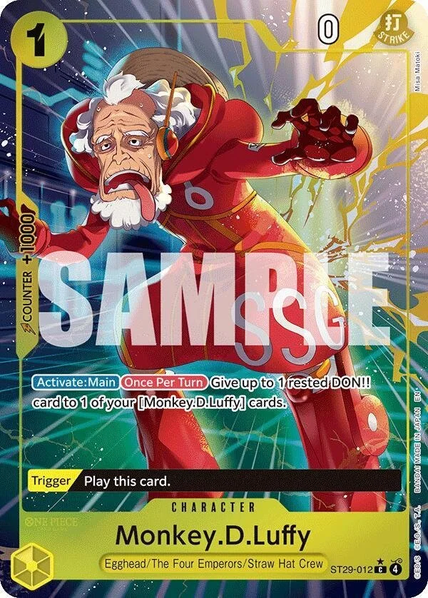 Monkey.D.Luffy (012) (Full Art) - Starter Deck 29: Egghead (ST-29)