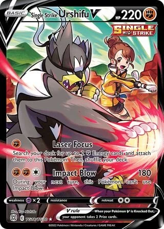 Single Strike Urshifu V - Brilliant Stars Trainer Gallery #18