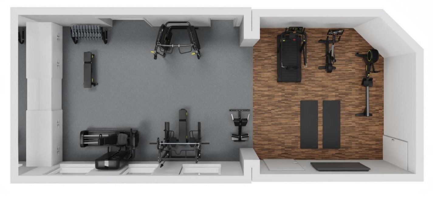 3D gym design