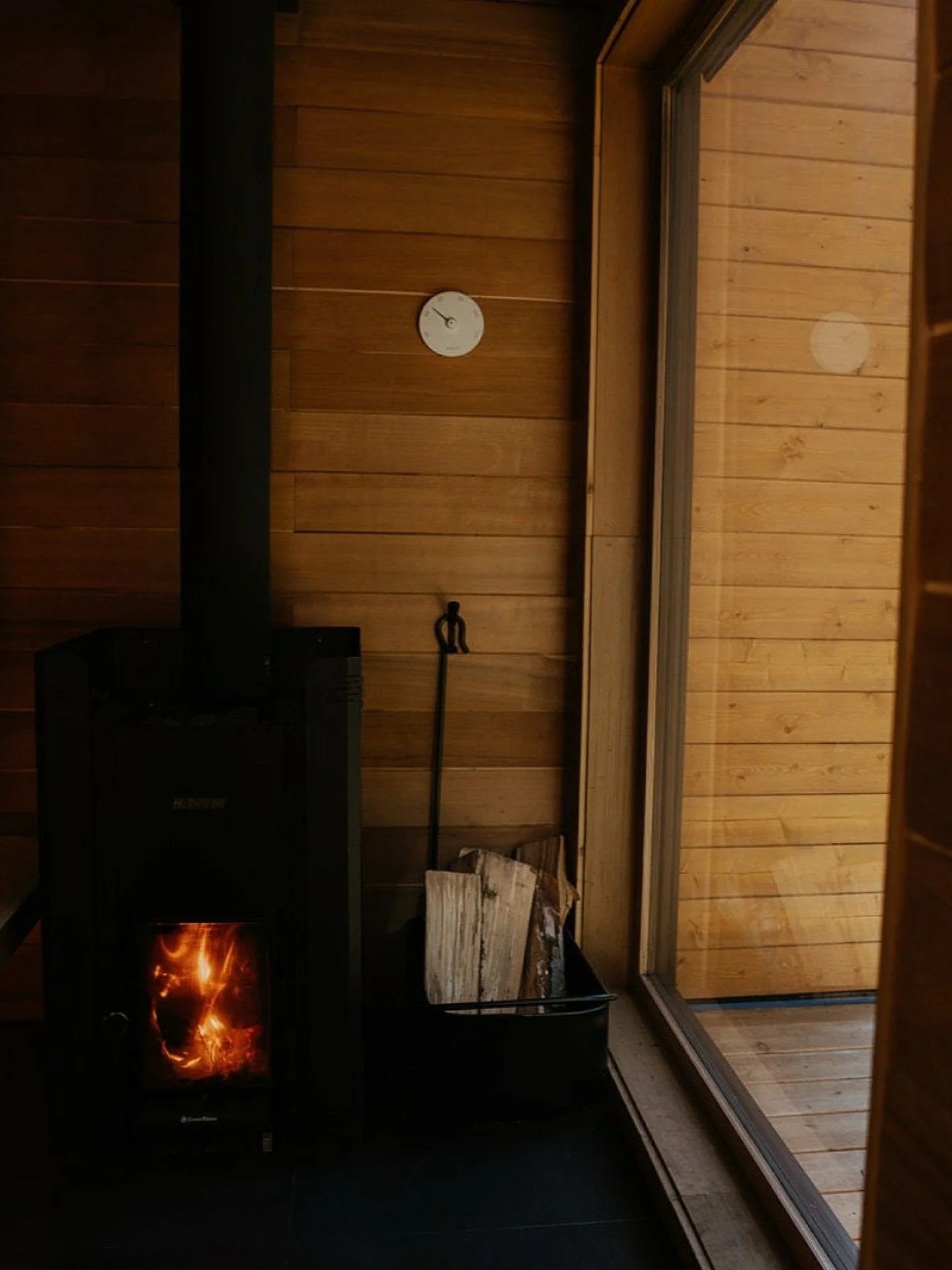 Inside Mist&rsquo;s wood-fired sauna, a floor-to-ceiling window opens directly onto the forest, a quiet reminder that the ritual you&rsquo;re experiencing is held by nature itself. 🕊️

As heat settles into the body, your gaze softens into cedars, mo
