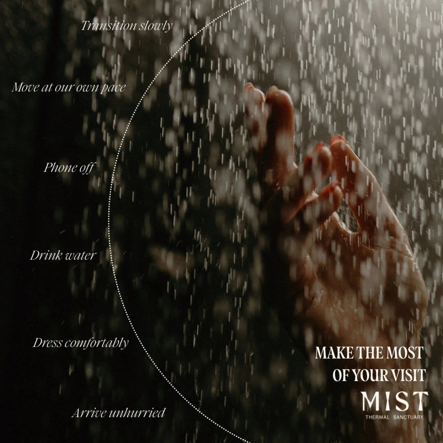 A few small choices can shape the entire Mist experience. 

Each one is meant to support ease, presence, and comfort, so the experience can meet you where you are. 💧

Discover the Mist Experience through the link in bio @MistThermal

*
*
*
*
*
#Mist