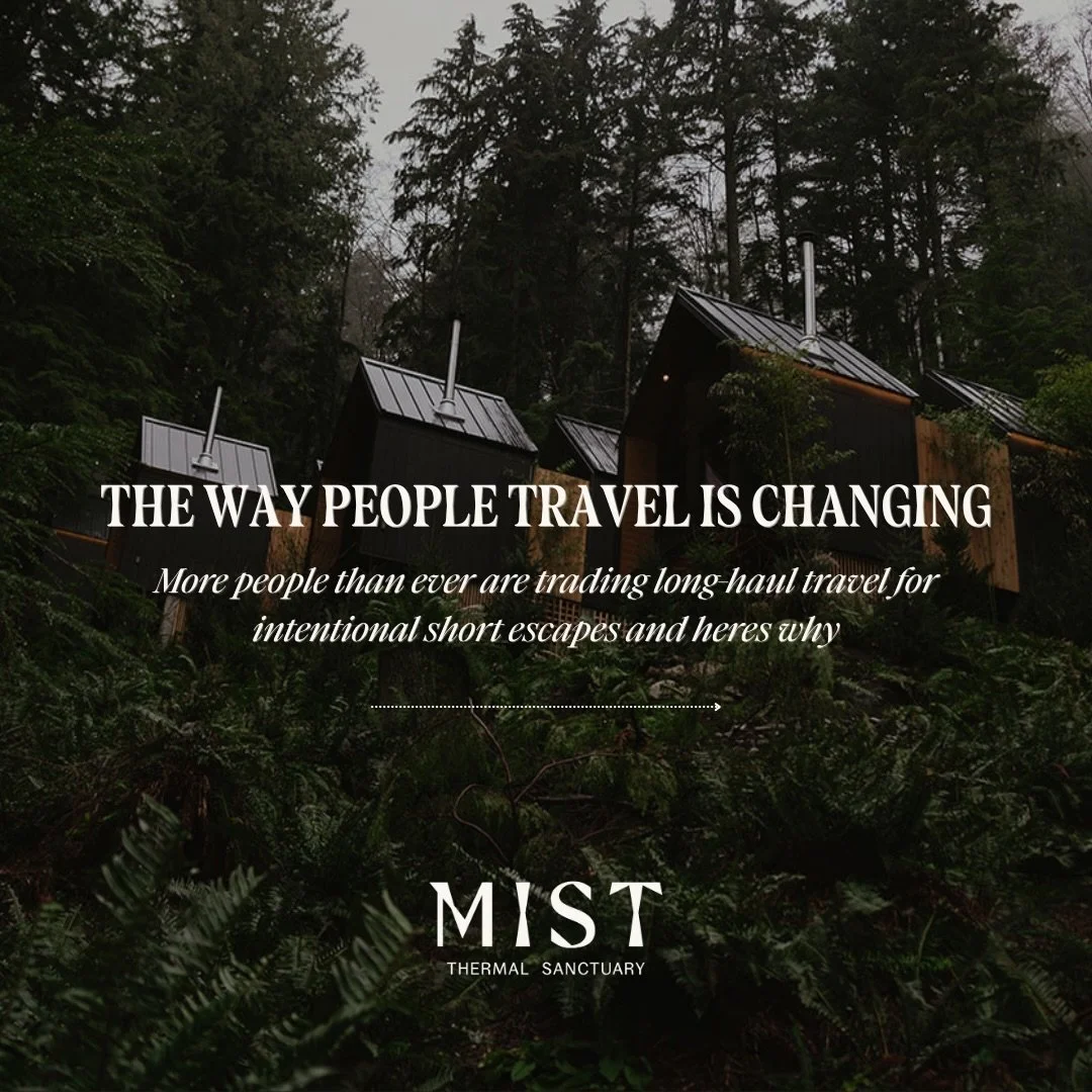 Sometimes restoration doesn&rsquo;t require going far. Just the right conditions to slow down, soften, and return to yourself. 

Only a 20-minute ferry from Vancouver, experience the solitude of Mist Thermal Sanctuary on Bowen Island @MistThermal. 

