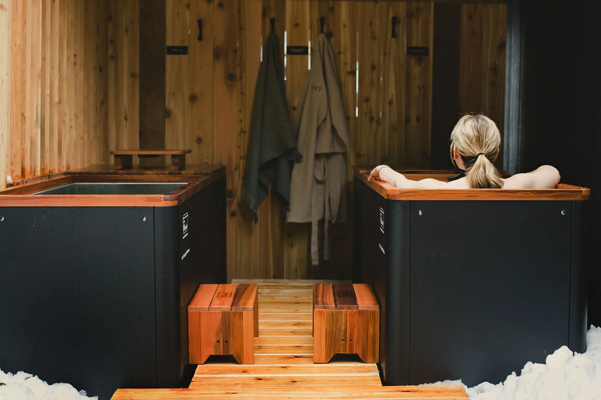 outdoor wood saunas