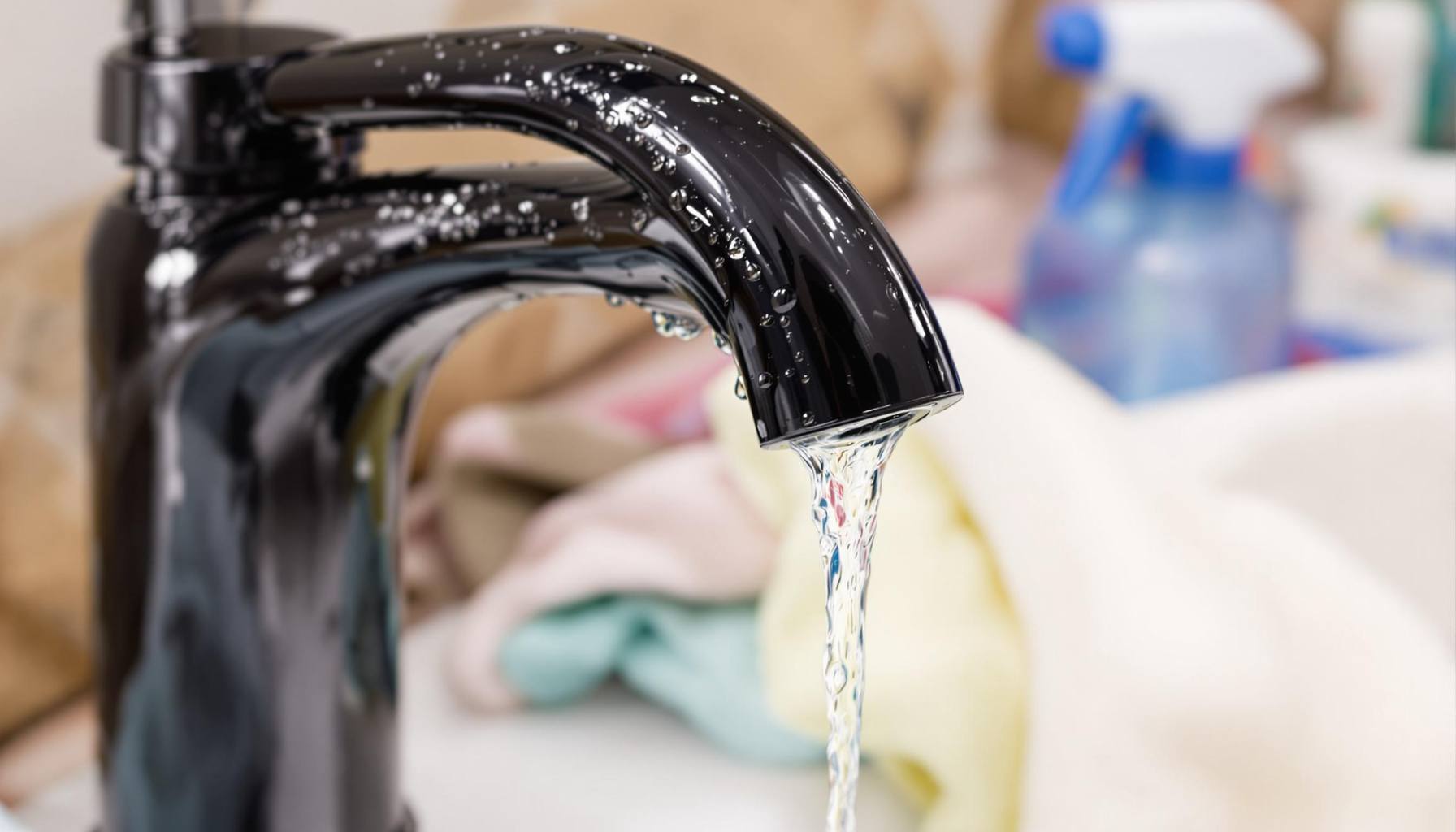 How to Clean Black Bathroom Fixtures