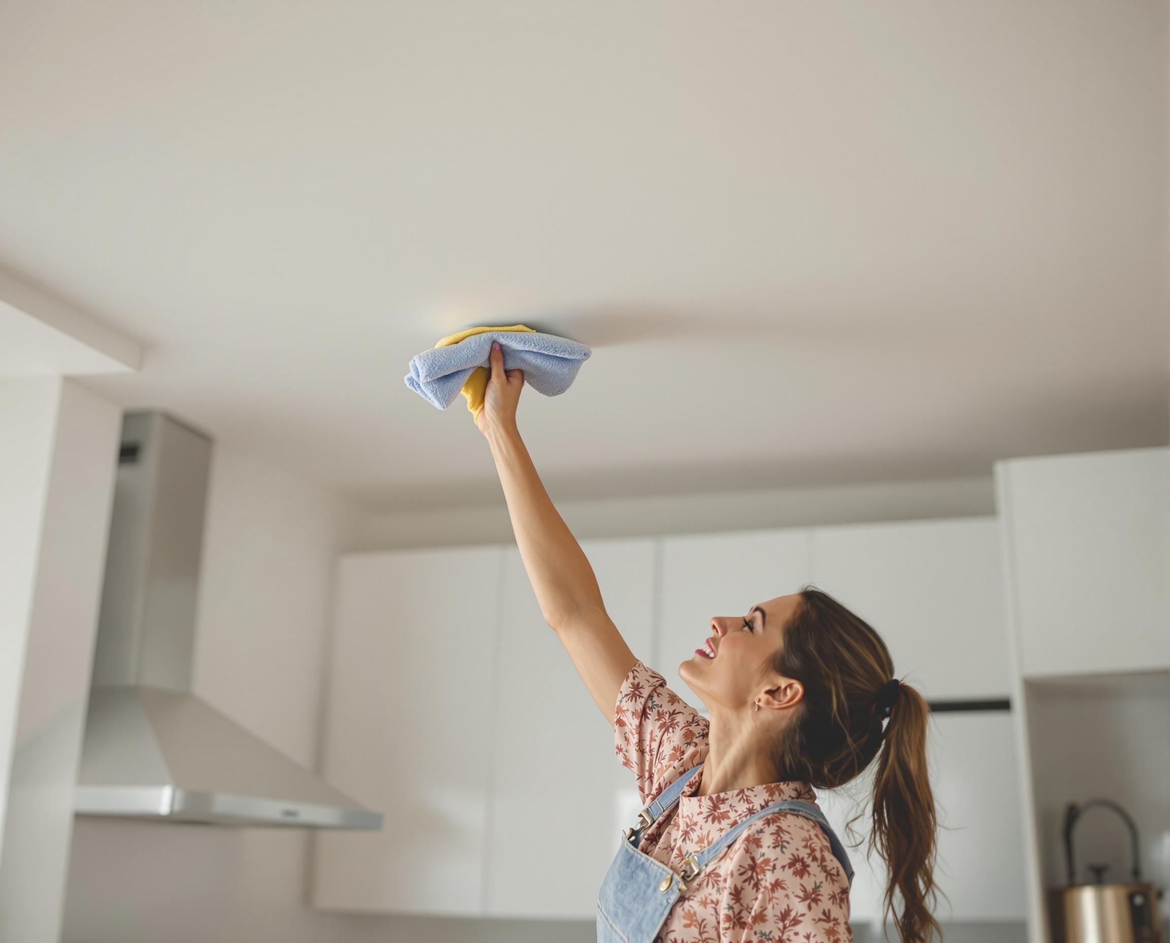 How to Clean Kitchen Ceiling
