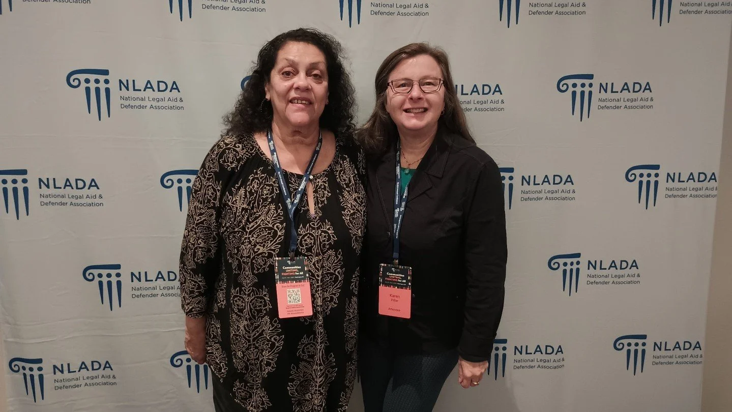 TeamChild was so thrilled to nominate Ginny Parham for the NLADA Mary Ellen Hamilton Award and it was even more exciting to introduce her as she received this award. This is an award that honors a legal services client or client community advocate wh