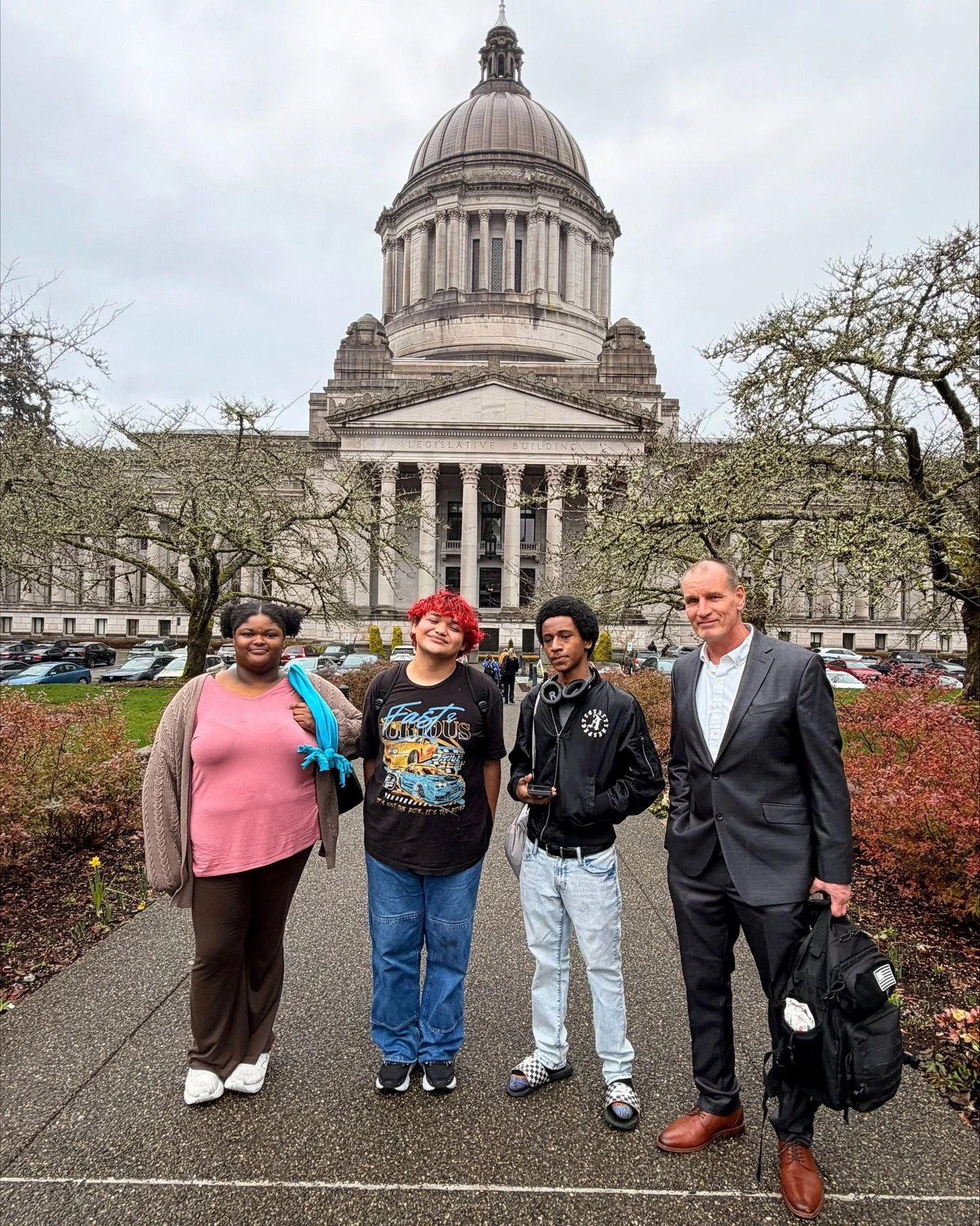 Our Youth Action Coalition was in Olympia yesterday advocating for HB 2455. When youth voices are centered in policy conversations, meaningful change becomes possible!