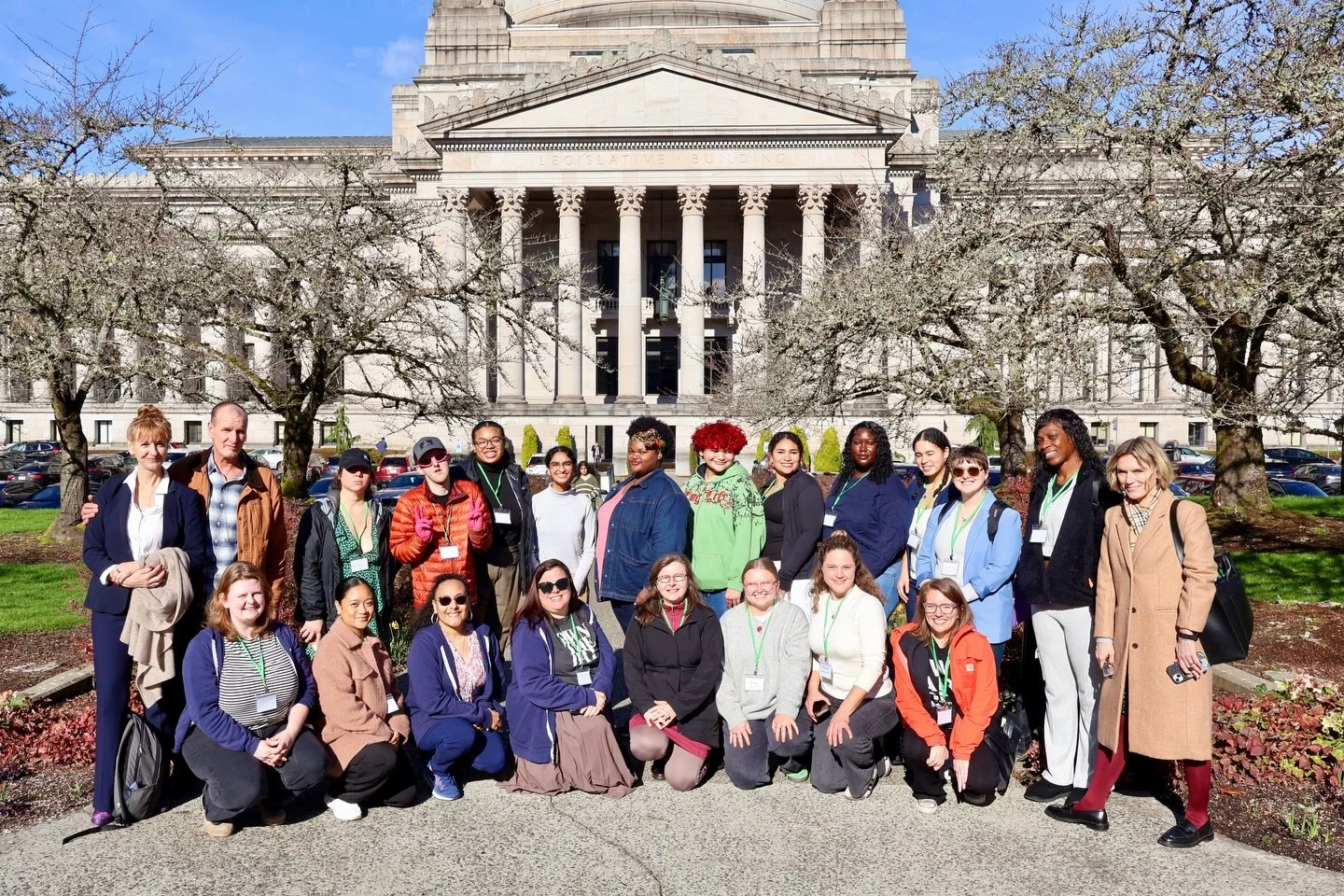 All smiles in Olympia! 📸 Thank you to everyone committed to making a difference. 💙