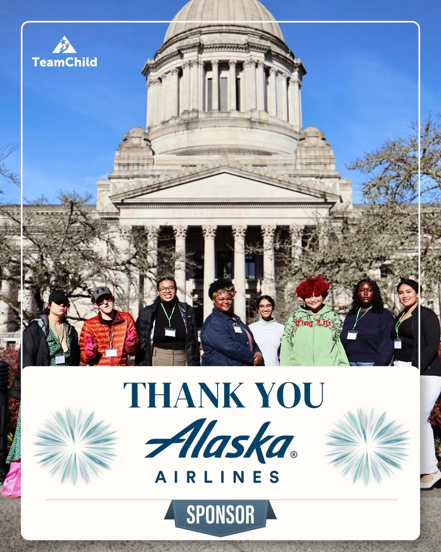 We are deeply grateful to Alaska Airlines for their generous support of our Forward to the Future event. Their commitment to investing in communities and uplifting the next generation helps make this work possible. Because of partnerships like this, 