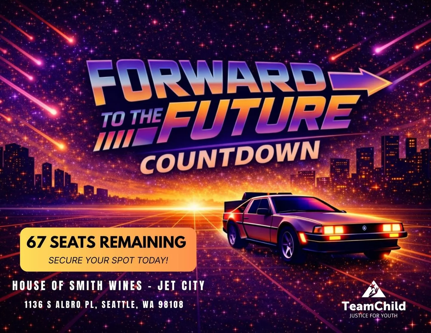 Only 67 seats left for our 30th birthday fundraiser! 🎉 Grab yours now through the link in our bio &mdash; you won&rsquo;t want to miss this special night! 🎟️✨