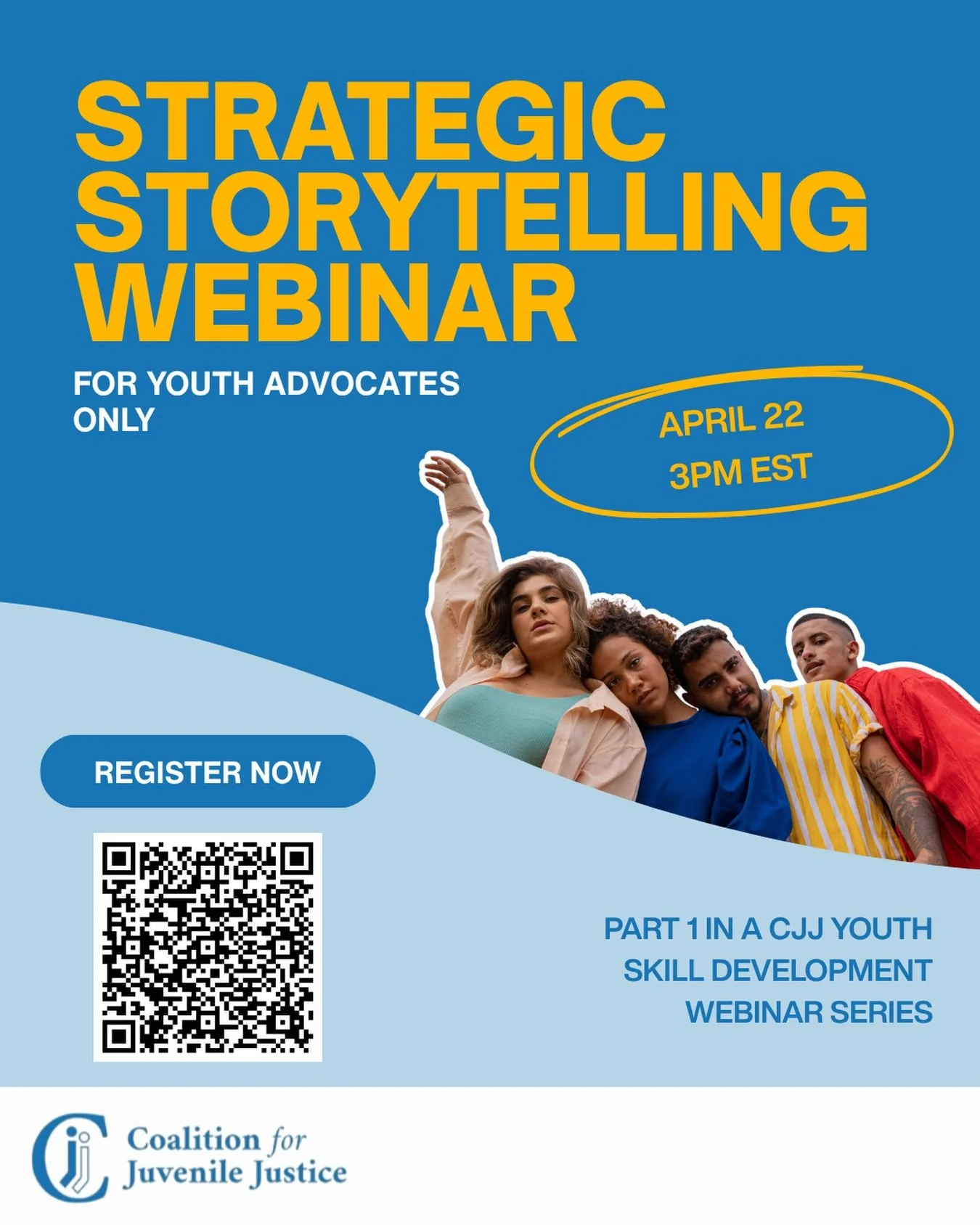This upcoming webinar on Strategic Storytelling will center on telling your story safely and effectively, with an emphasis on protecting your well-being while sharing lived experiences in advocacy spaces. Participants will learn how to thoughtfully s
