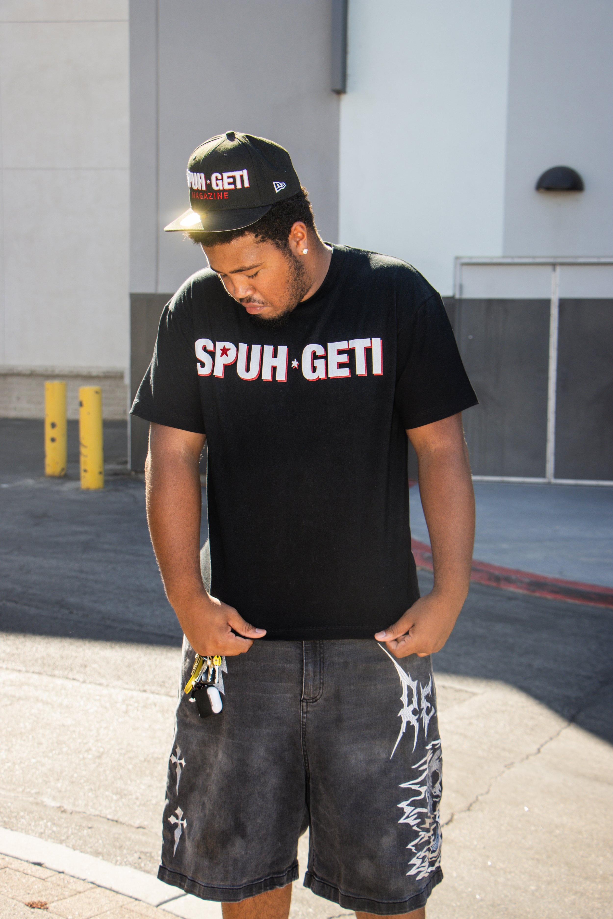 Original SPUH*GETI Logo Essential Thick Cotton T-Shirt