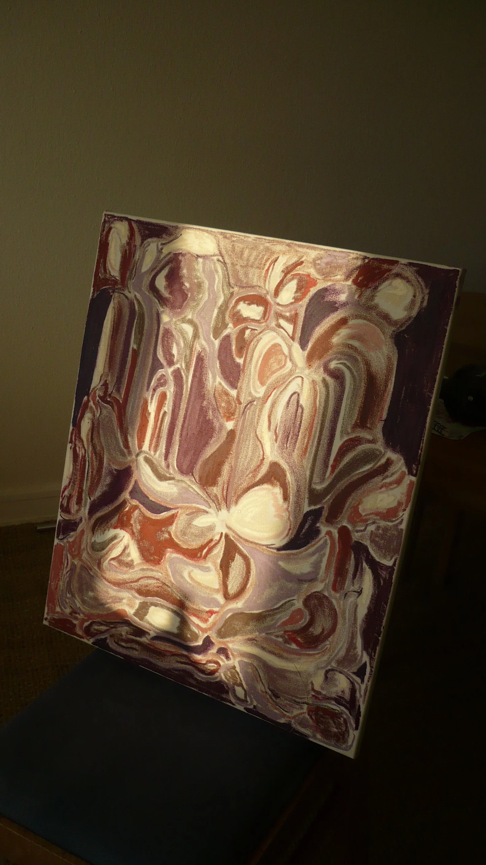 Oliepastel på lærred, 50x60 1500,- SOLGT