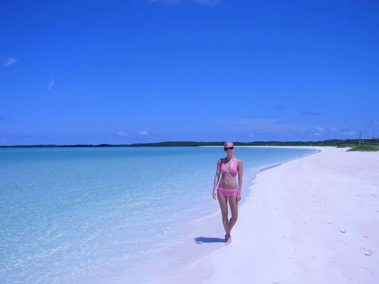 travel advisor on the beach in cuba