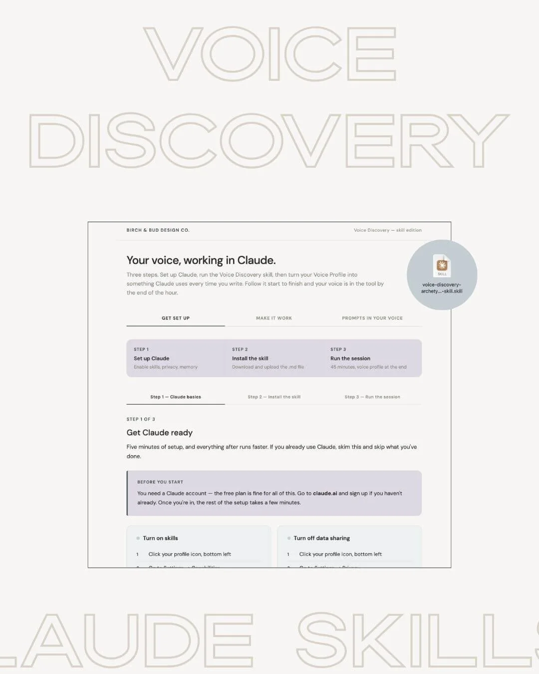 Voice Discovery Claude Skill for Travel Advisors
