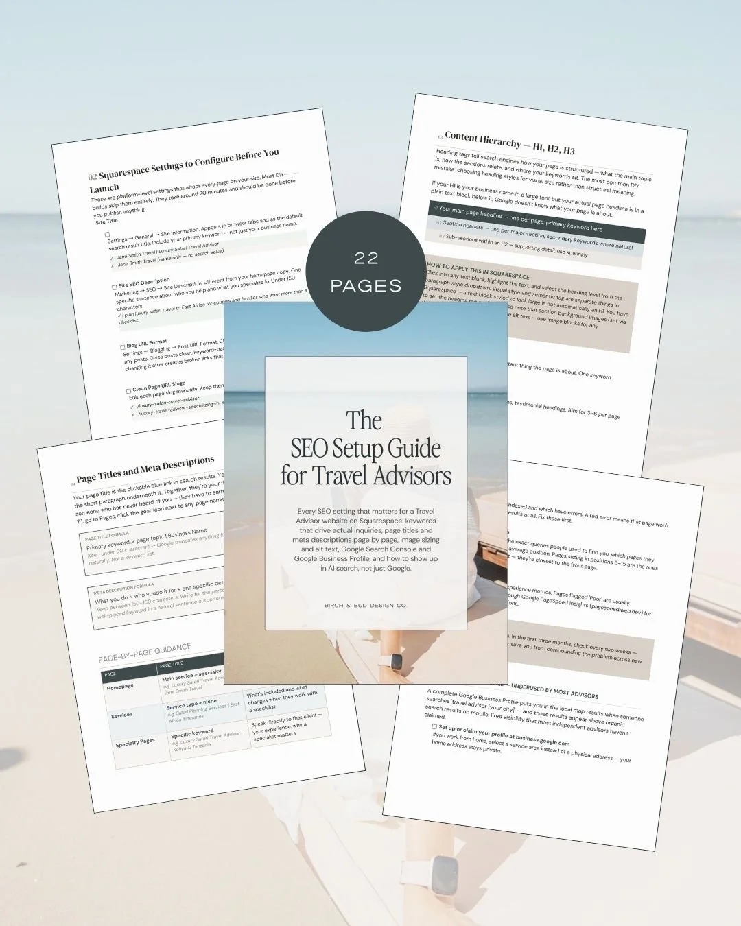 SEO Set up for Travel Advisors