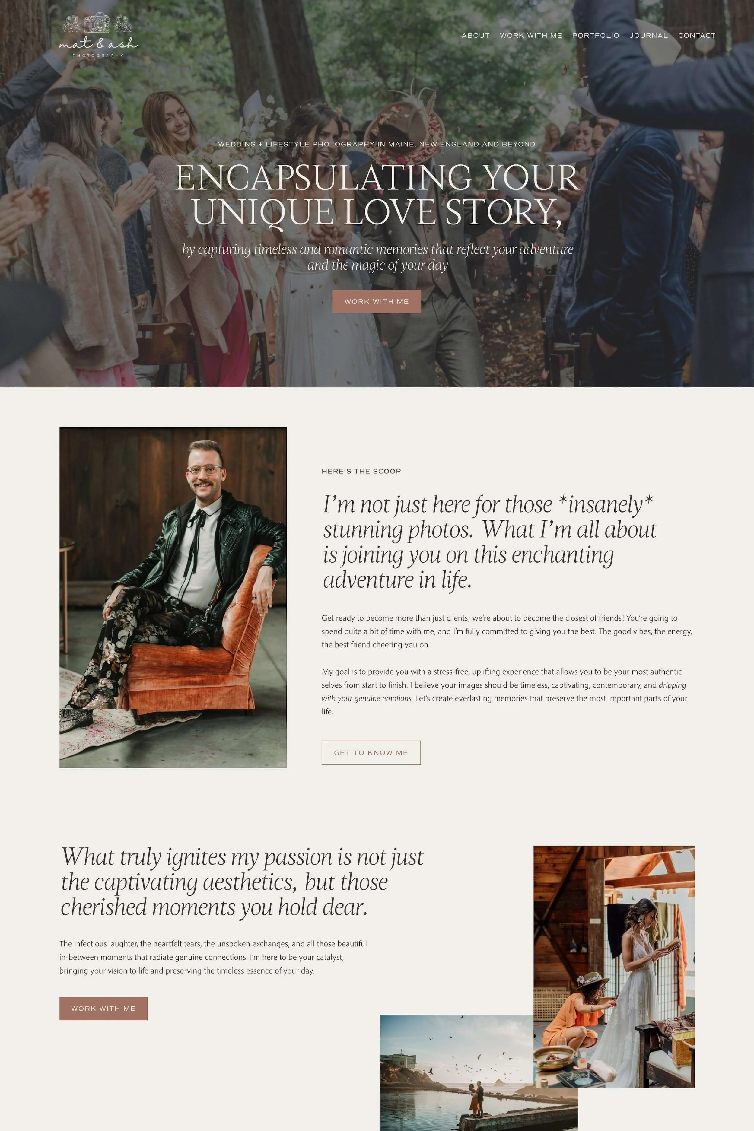 wedding and engagement photographer website by waterloo ontario squarespace designer