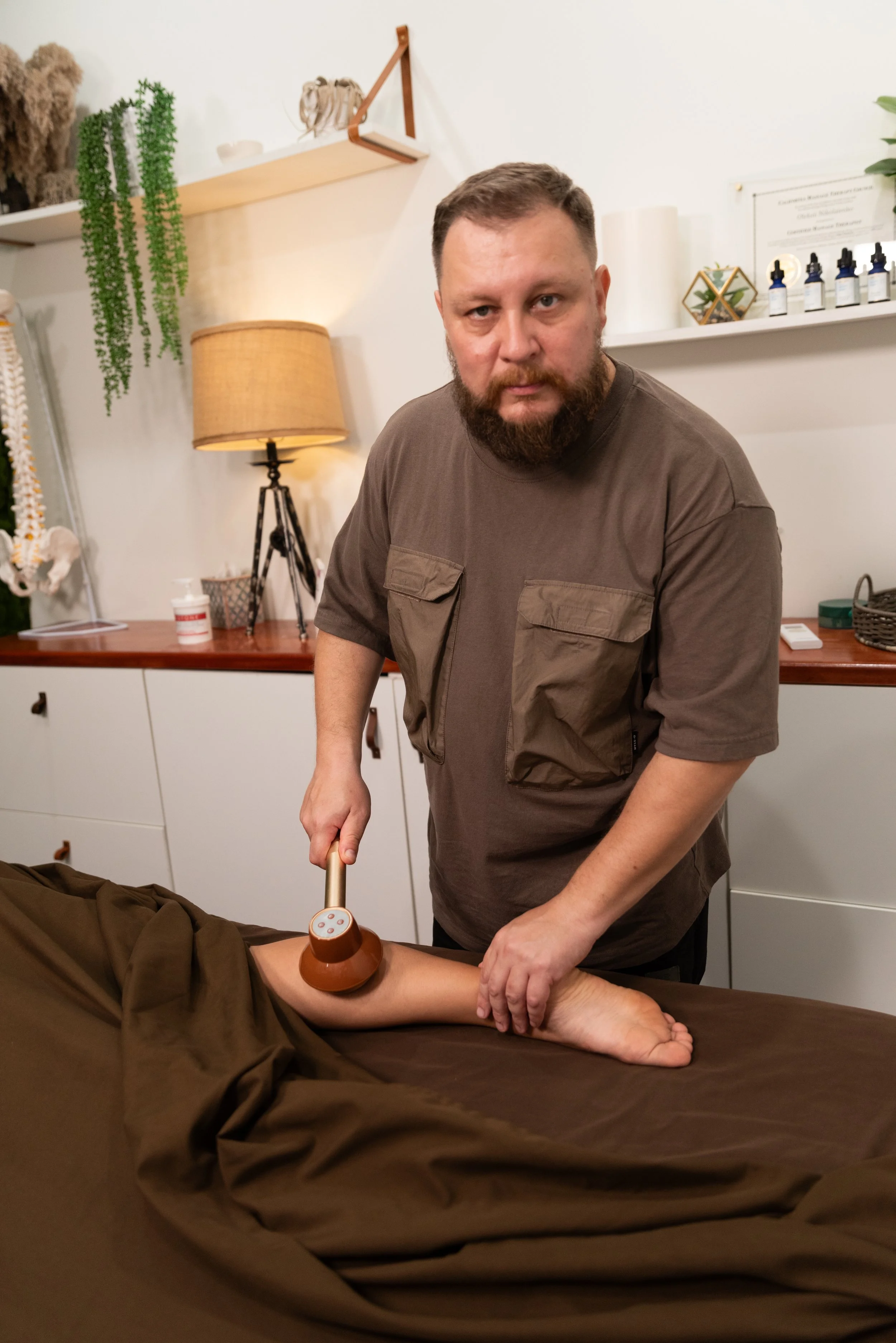 Moxi Red Lamp Therapy MyoMassage Massage San Diego