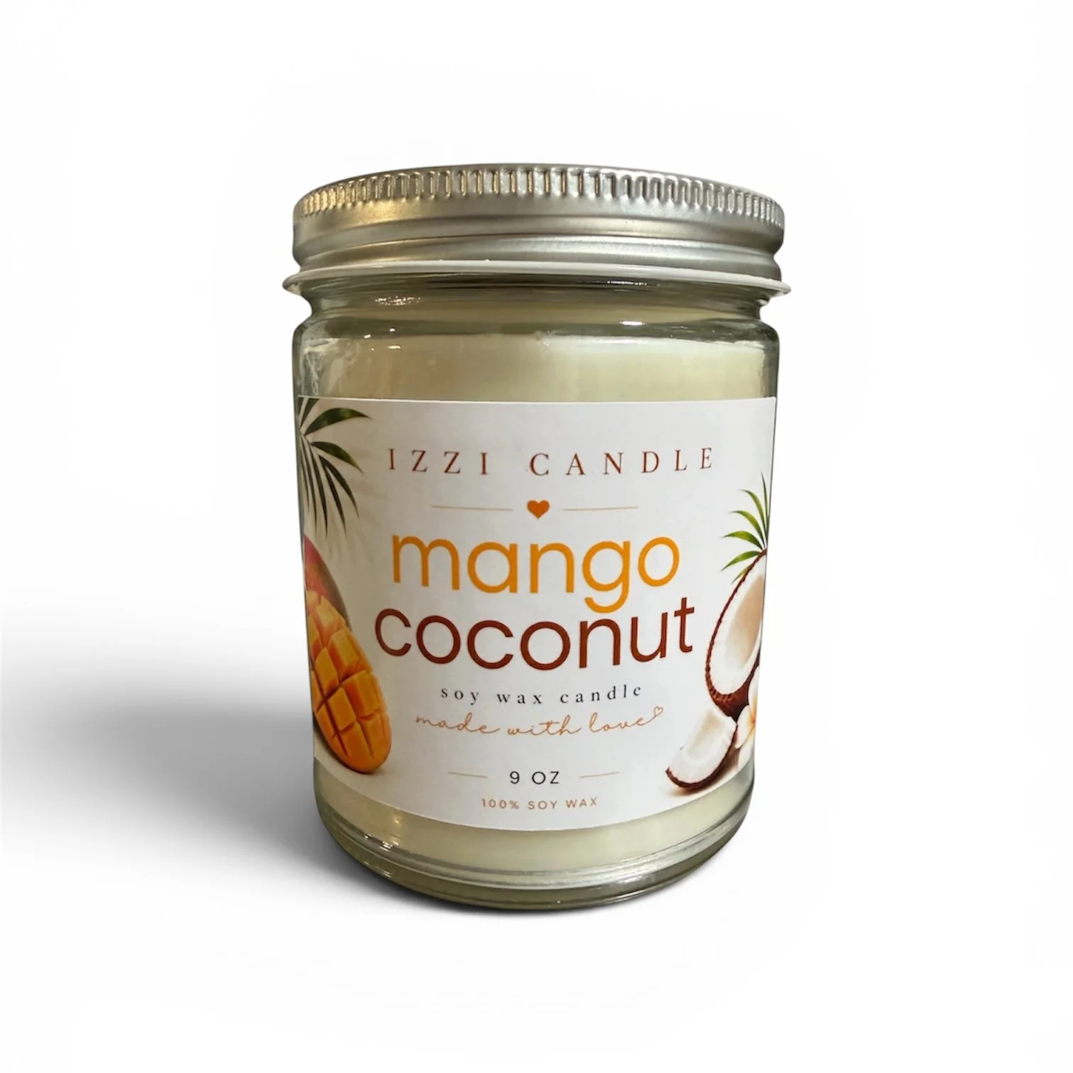 Glass Jar Candle | Mango & Coconut Milk