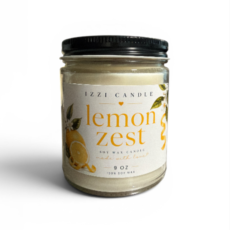 Glass Jar Candle | Lemon Zest