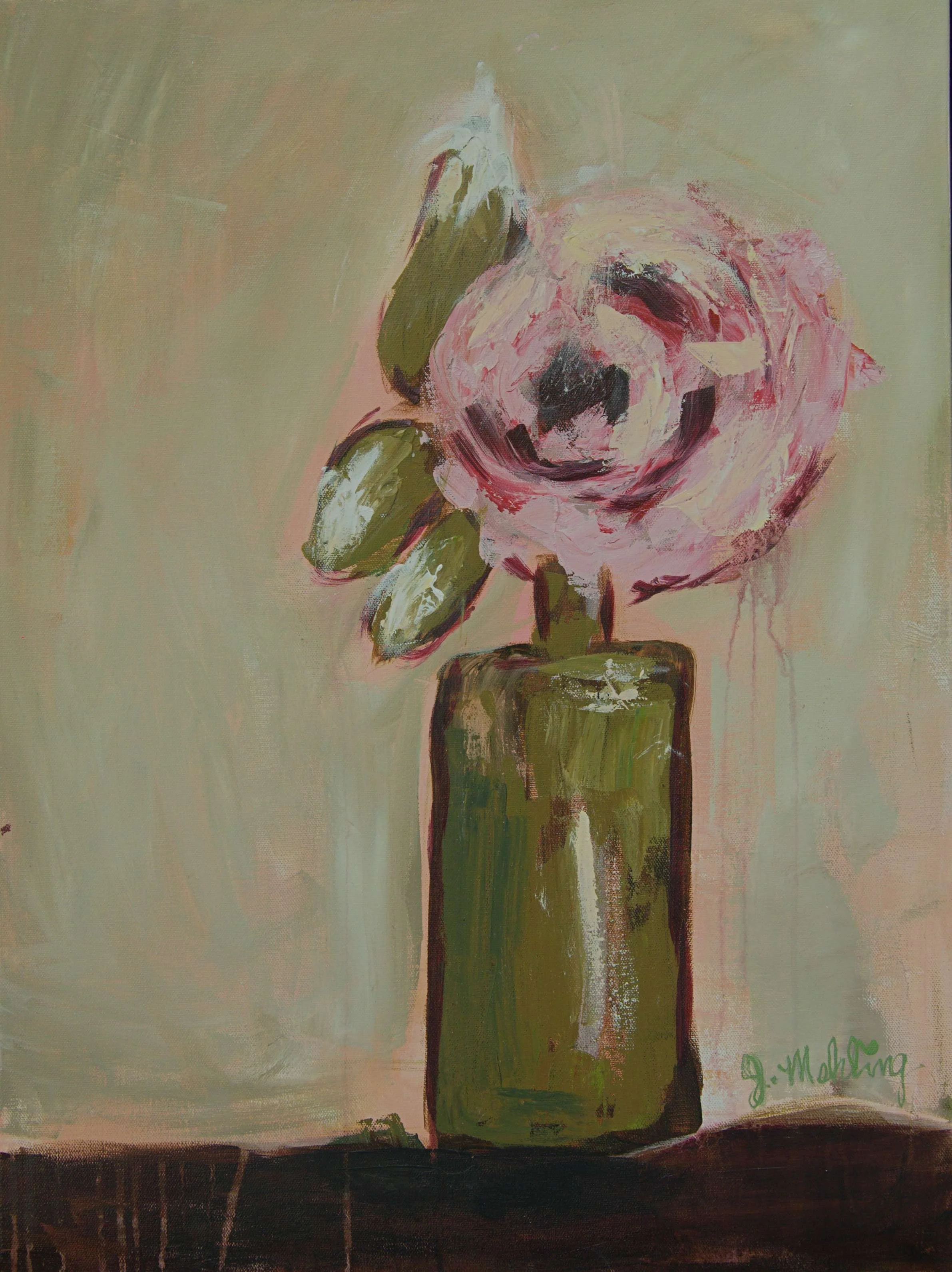 Beauty Takes Time 18x24