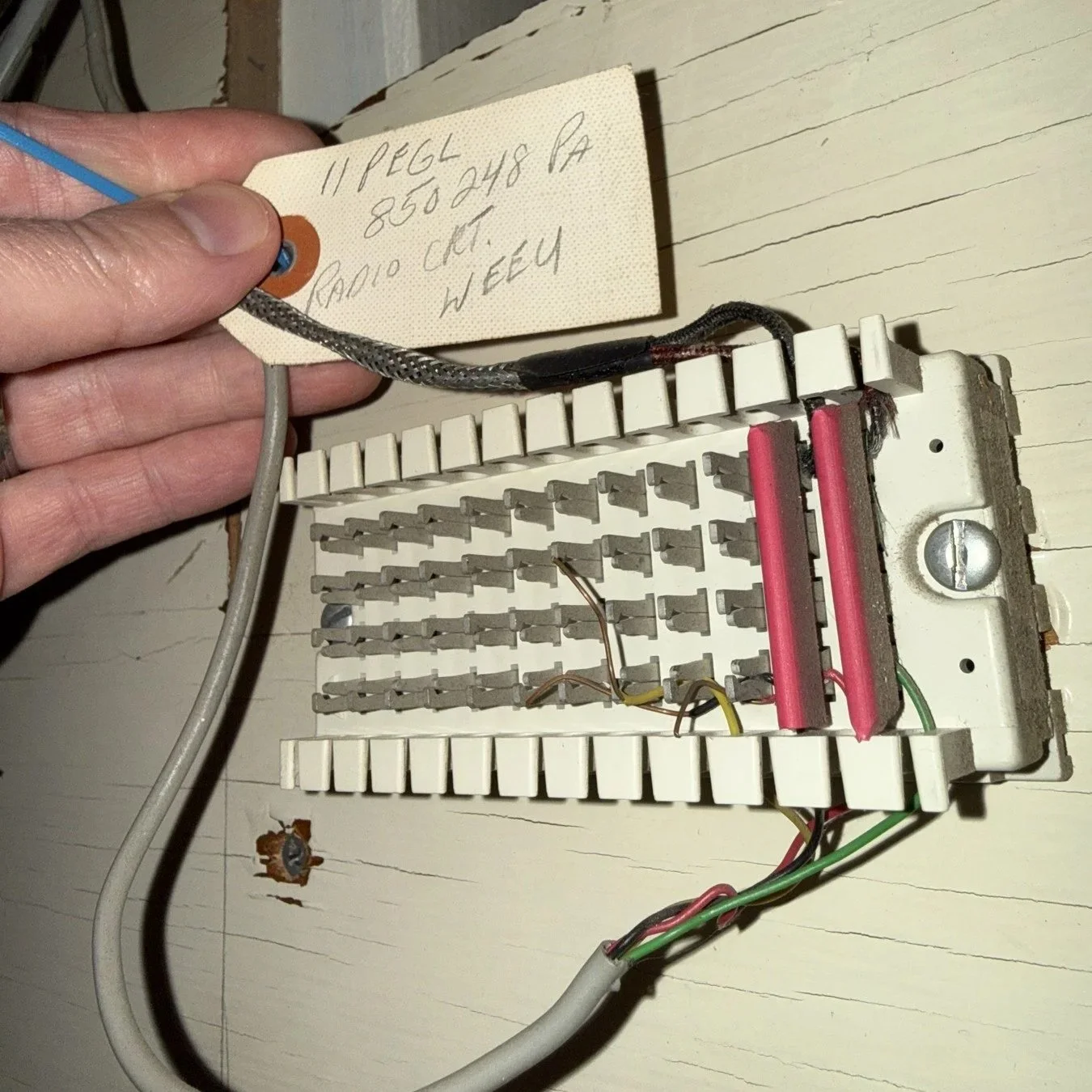 WEEU Tag is all that remains from our days of broadcasting on radio.