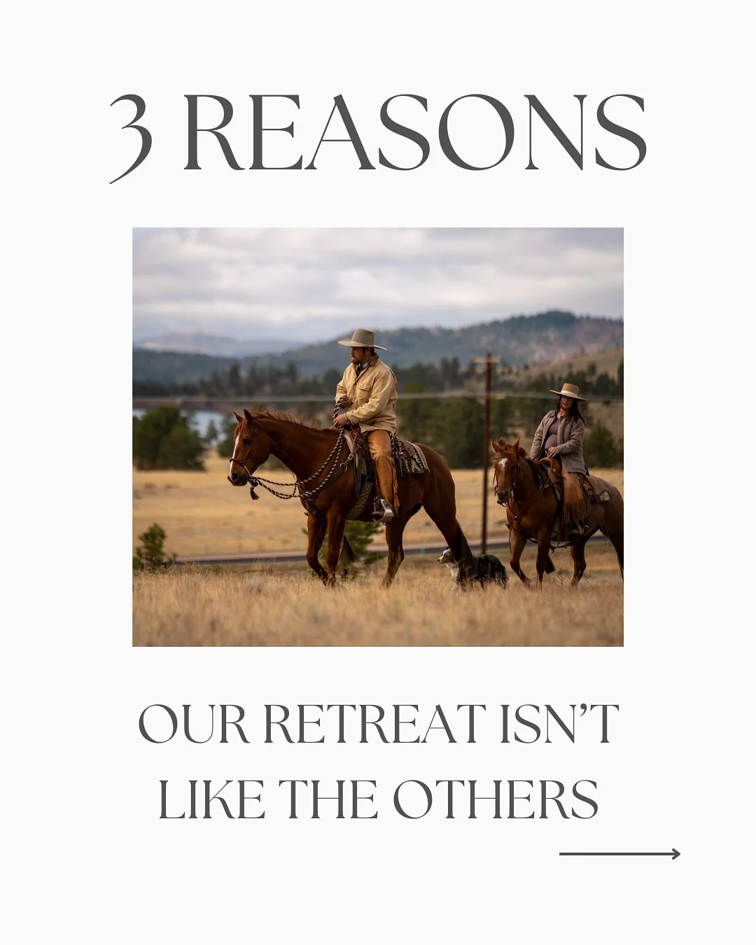 Not every retreat is the same. Ours is built to move the needle in your business, not just fill your camera roll.
Small on purpose, you&rsquo;ll leave with a clear plan and the energy to actually follow through.

#WesternPhotographer #PhotographyEduc