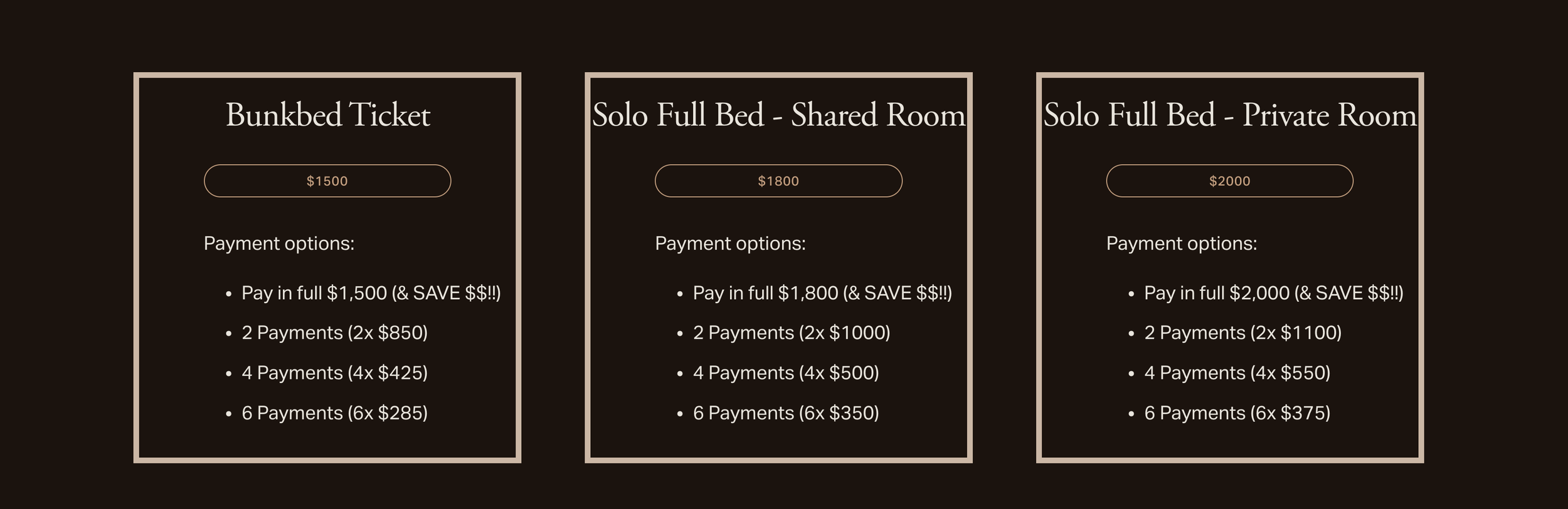 The Cowboy Creative Retreat Ticket Retainer - July Montana