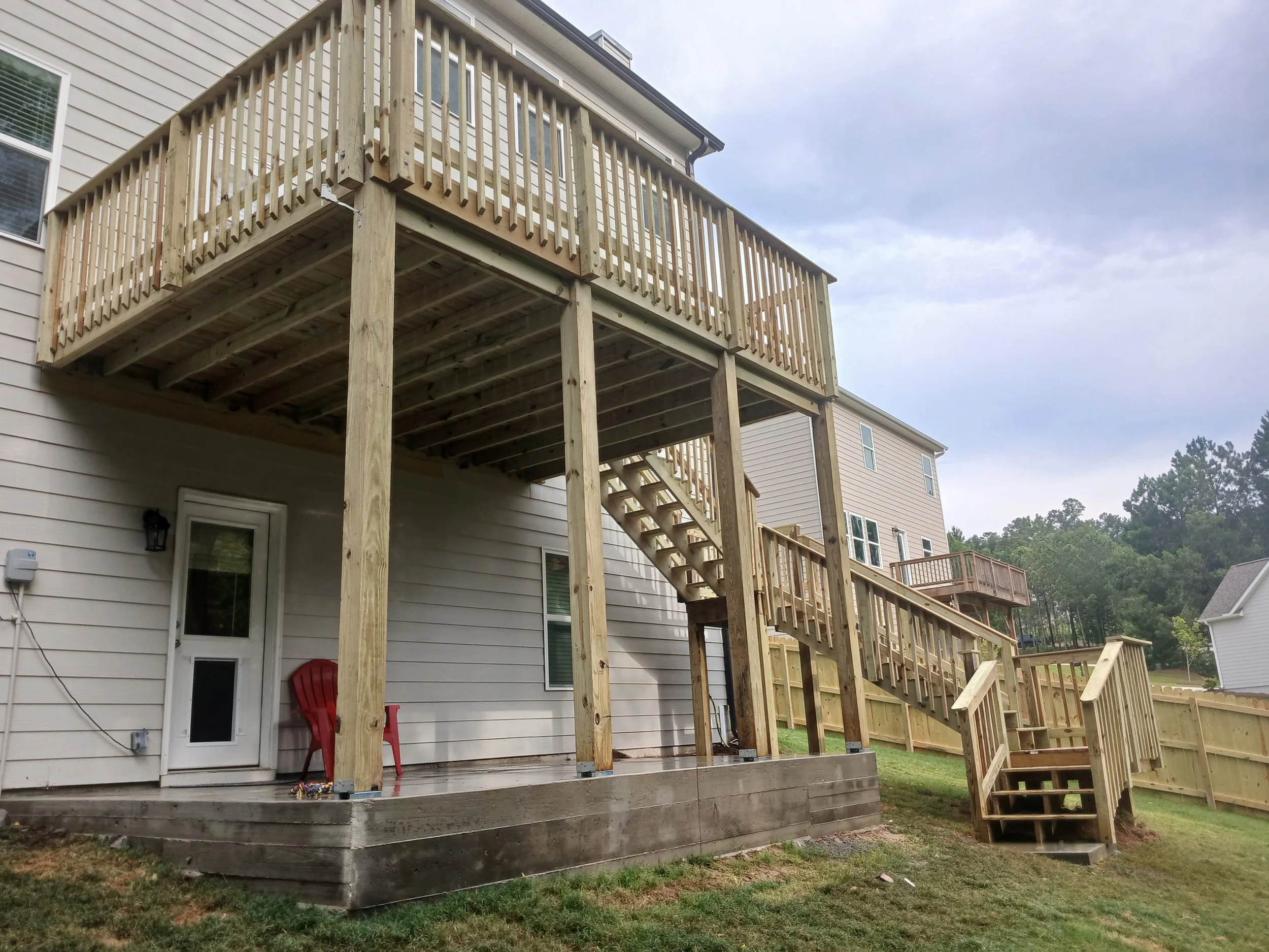 Concrete Pad and Deck Remodeling