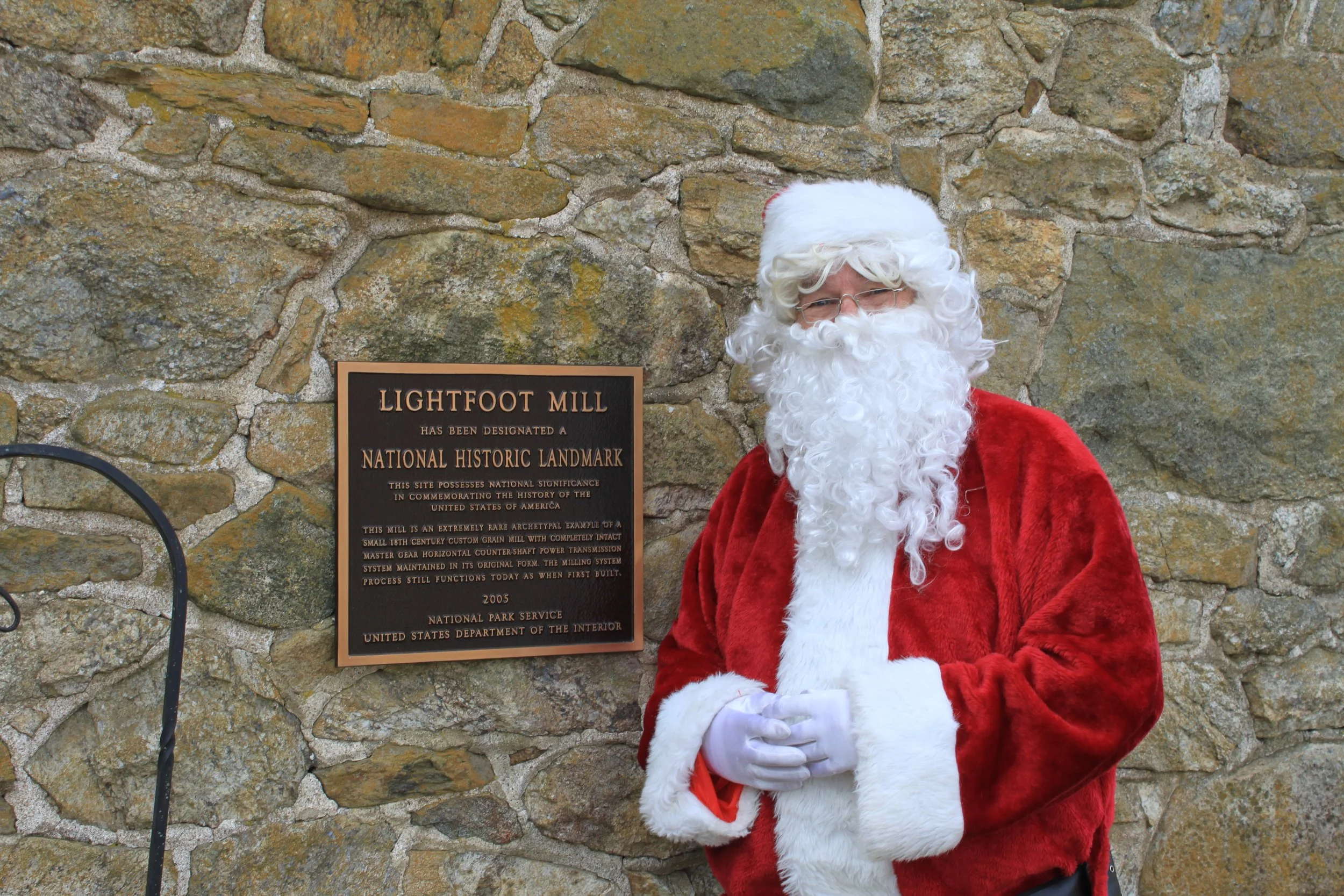 Santa at the Mill