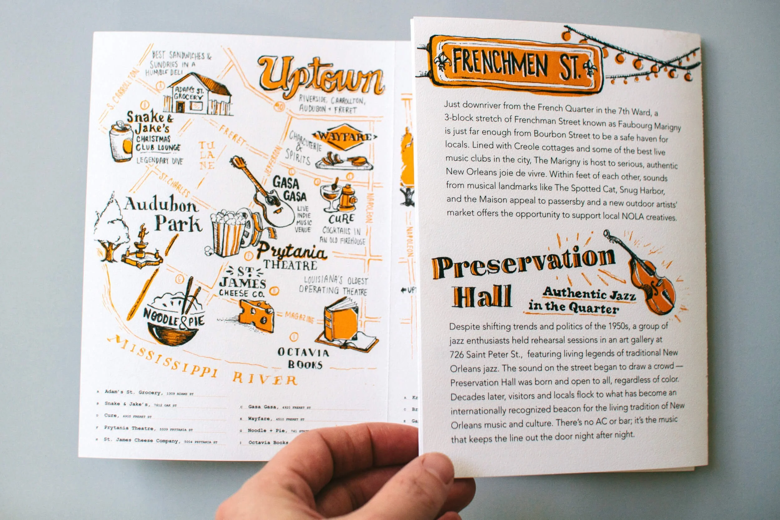 Unfolding the New Orleans maps