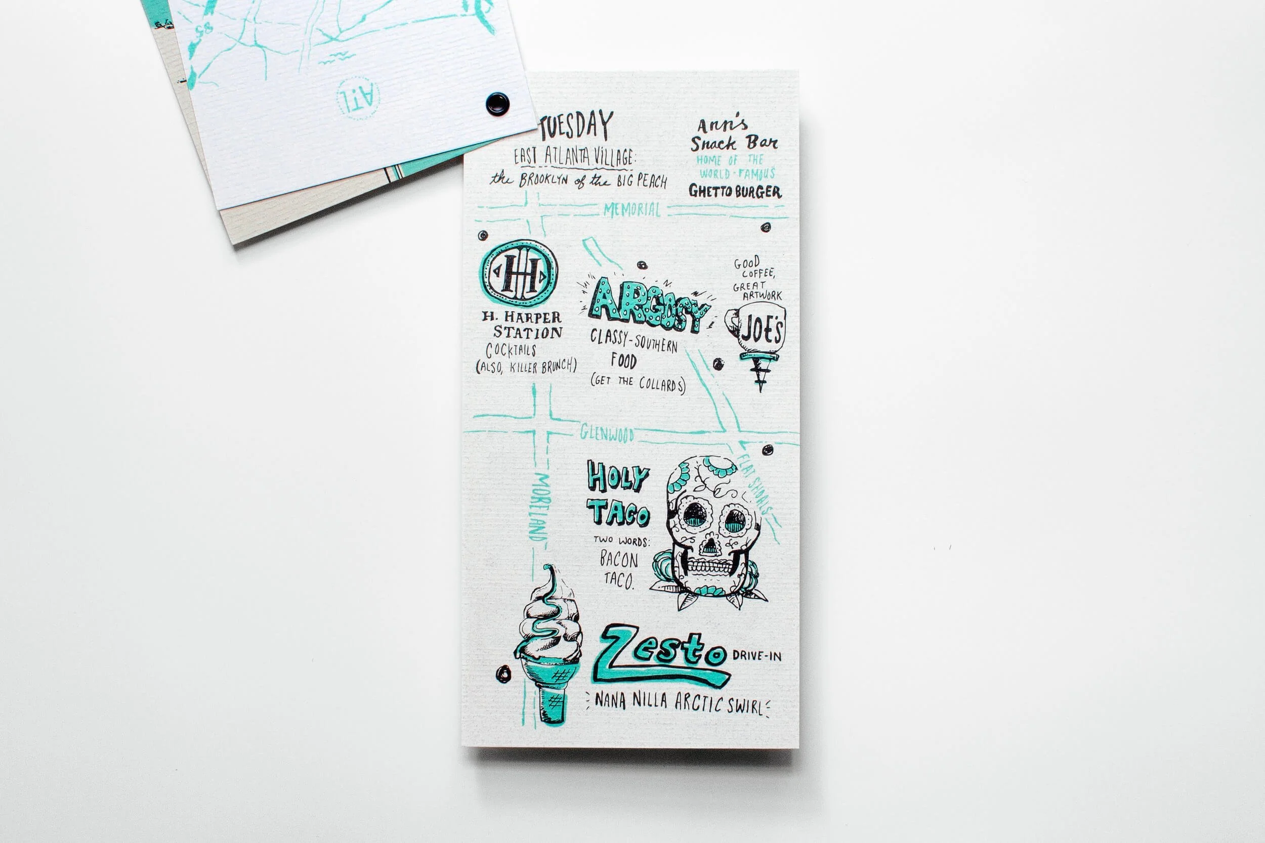 East Atlanta Village Food Map