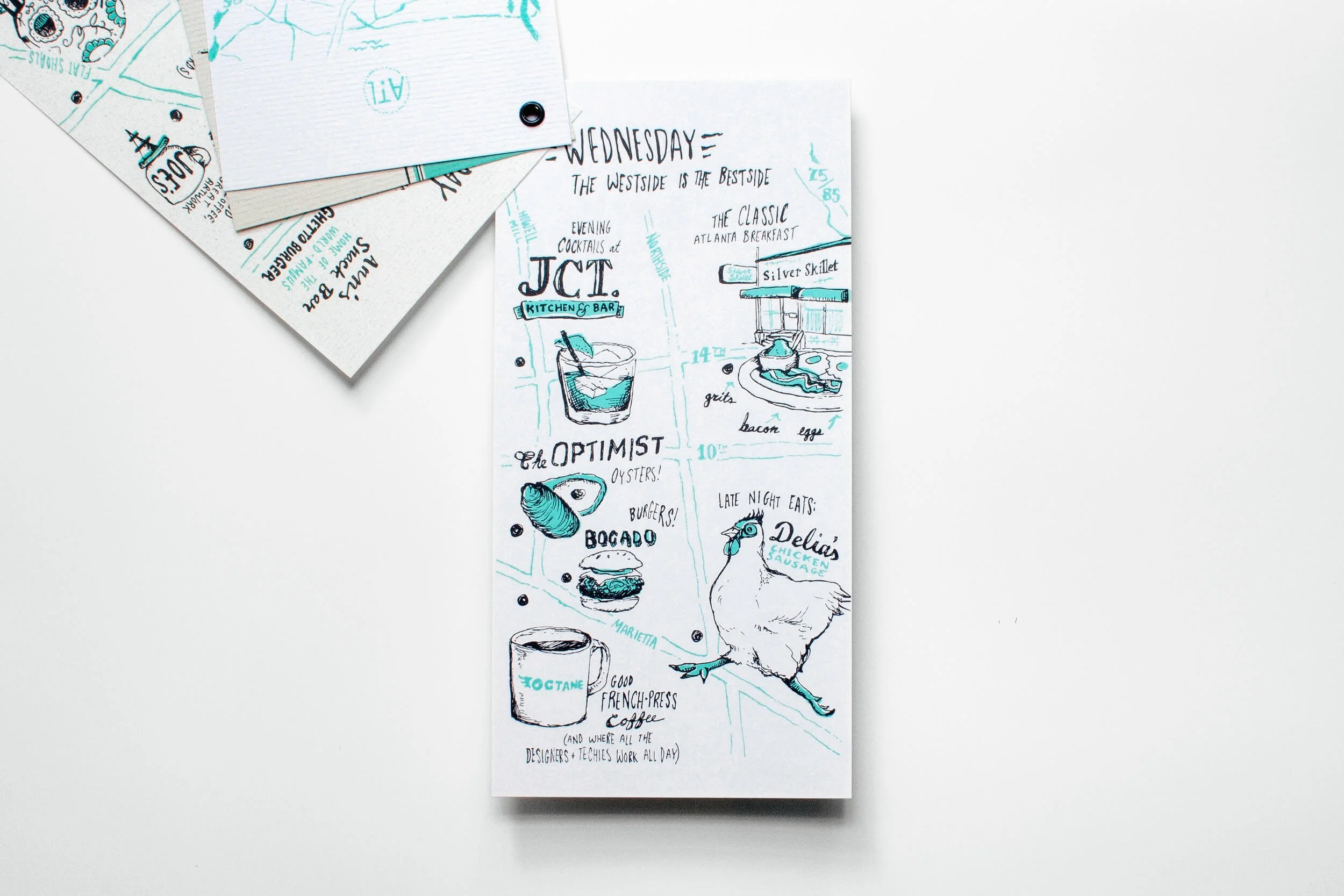 West Midtown Food Map