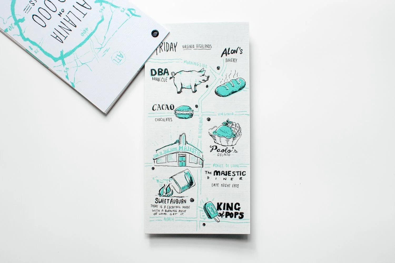 Virginia Highlands Food Map