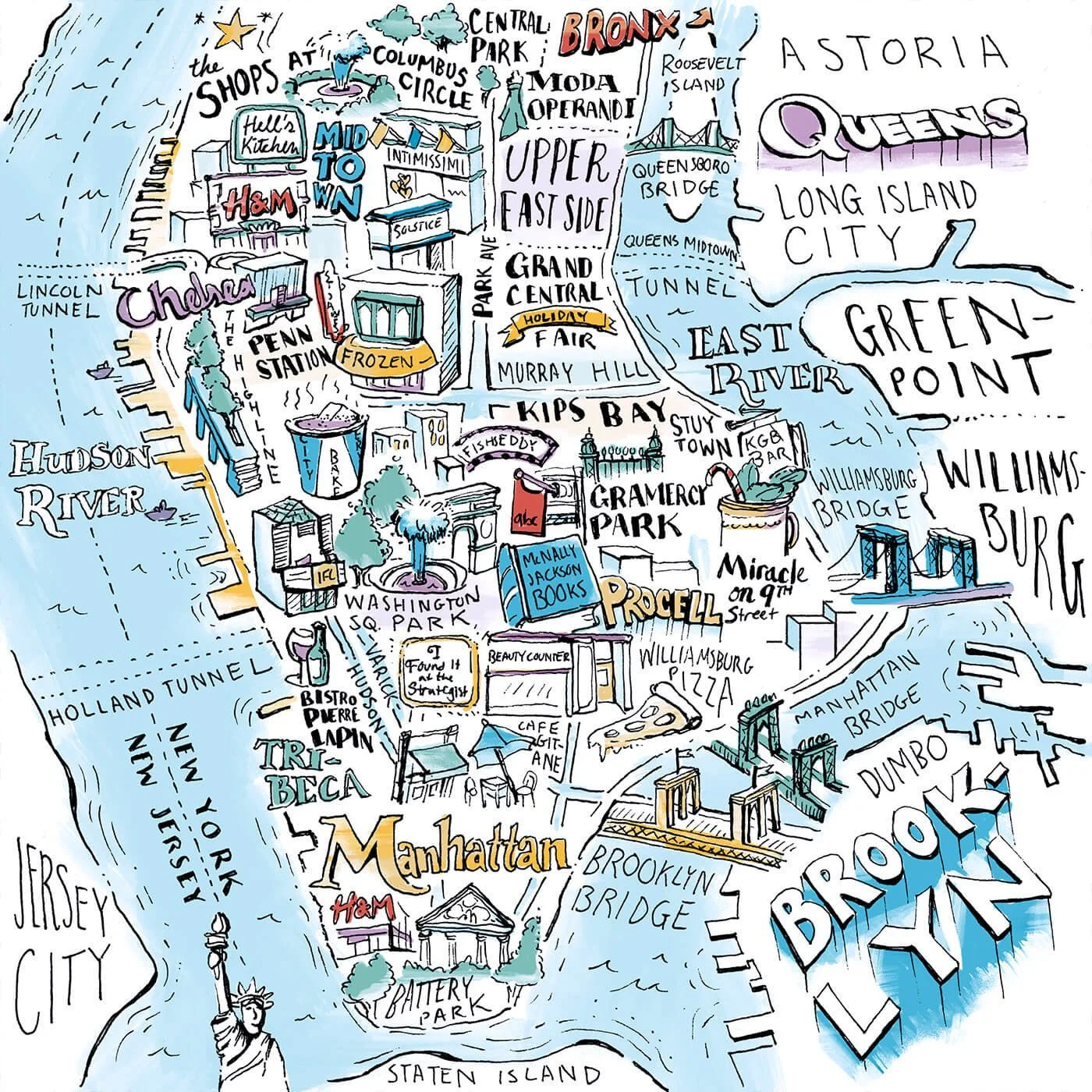 New York Holiday Maps