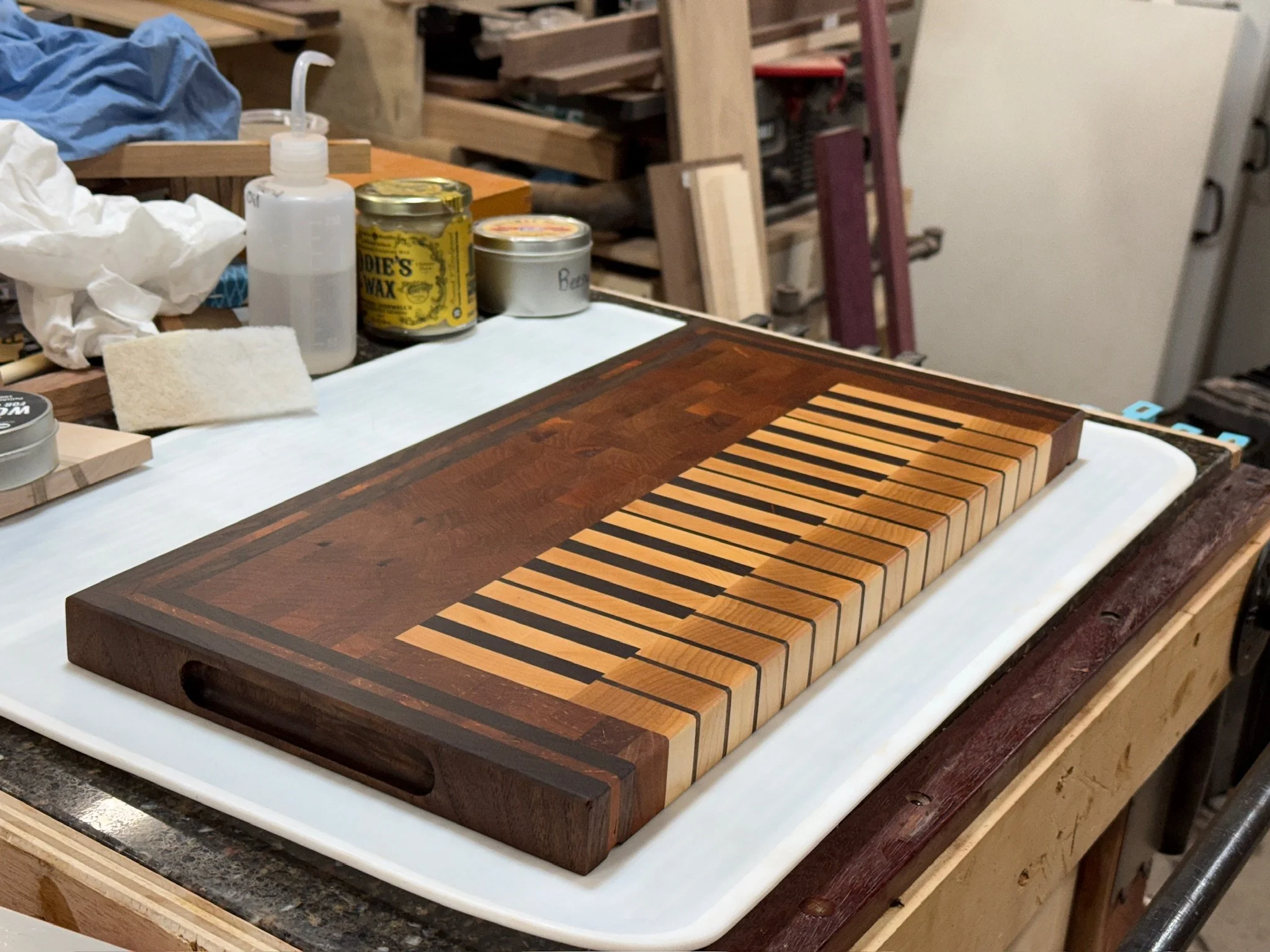 Piano Cutting Board (End Grain)