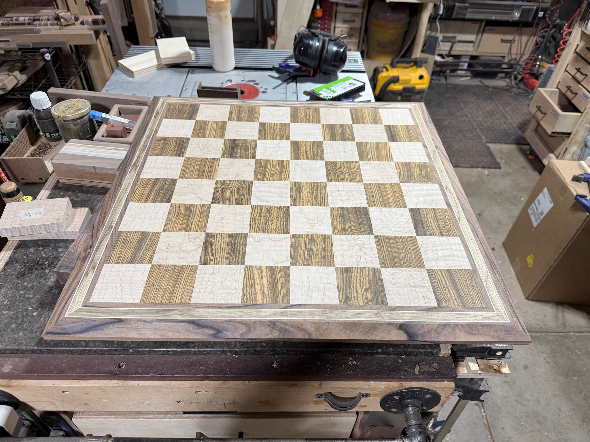 After sanding