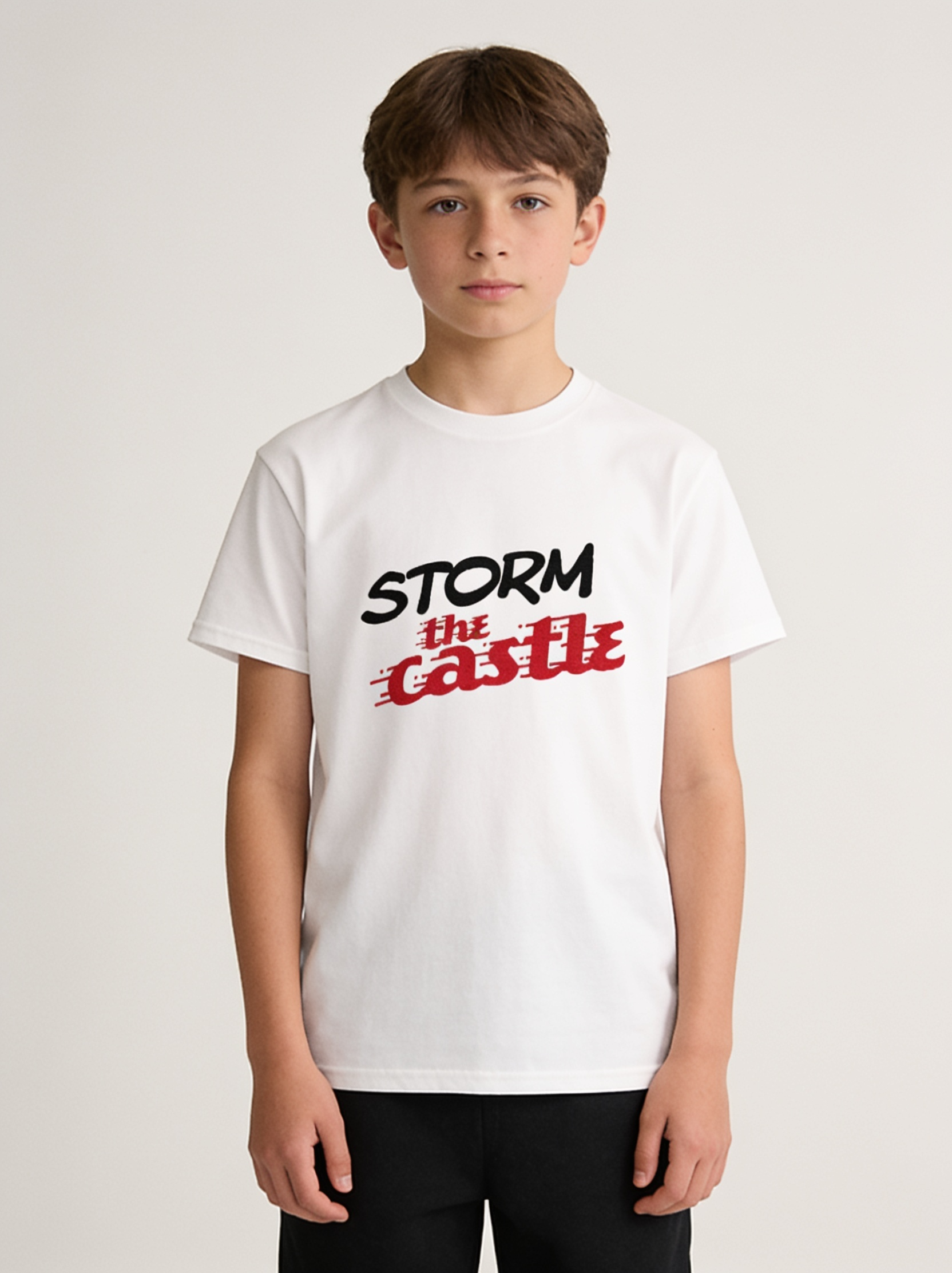 Storm the Castle Tee (Kids) in White