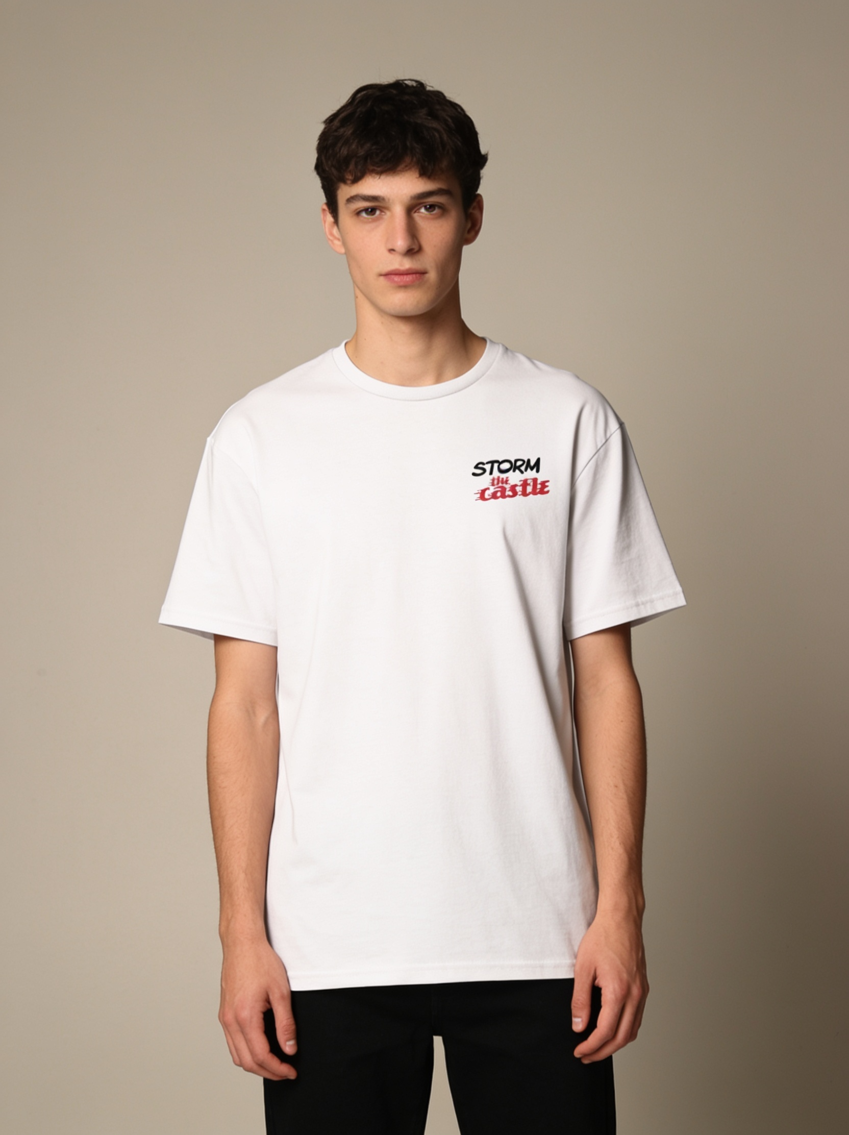 Storm the Castle Tee in White