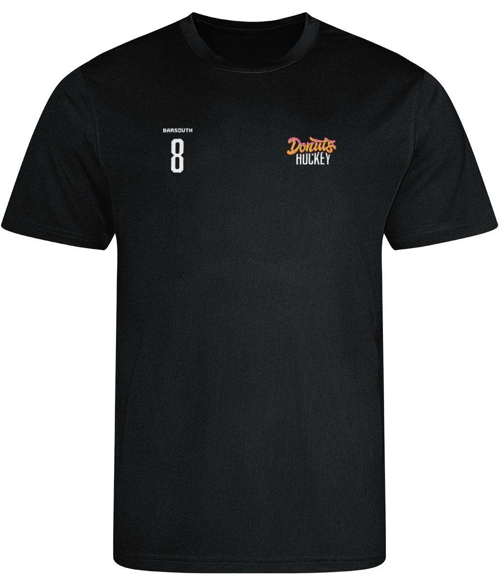 Donuts Game Day Tee Front Black.png