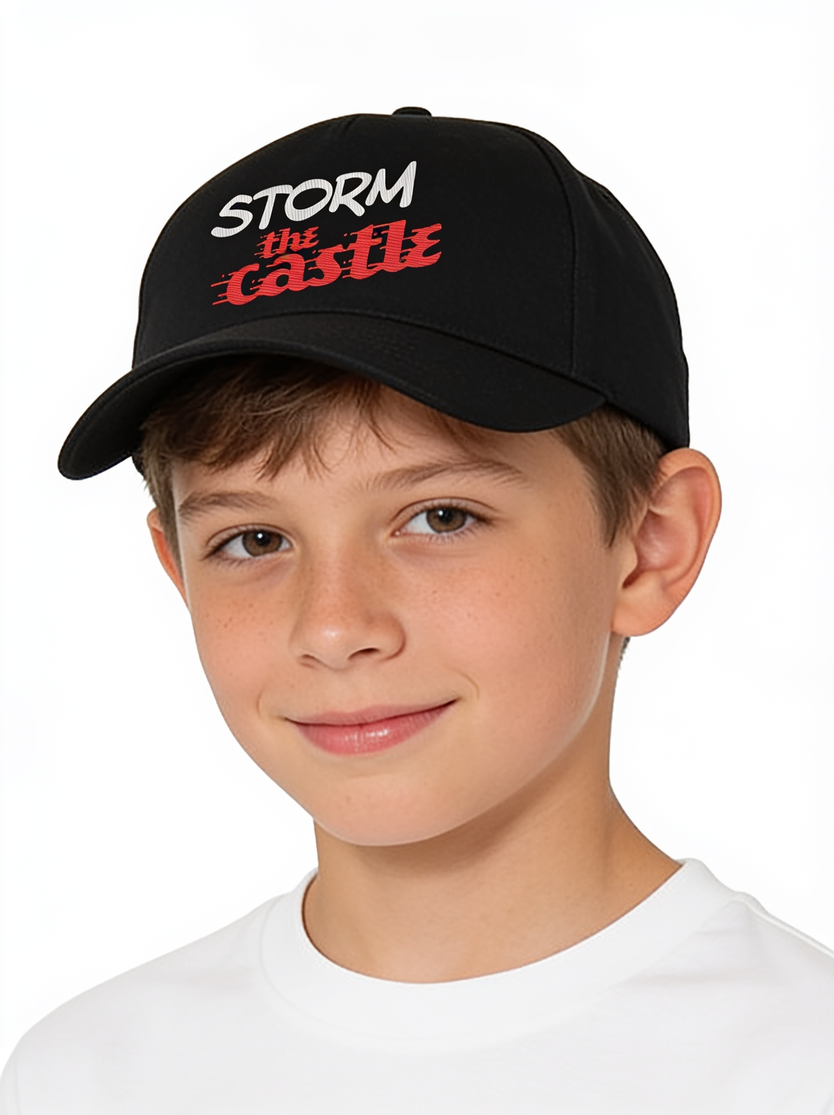 Storm the Castle Cap (Kids) in Black