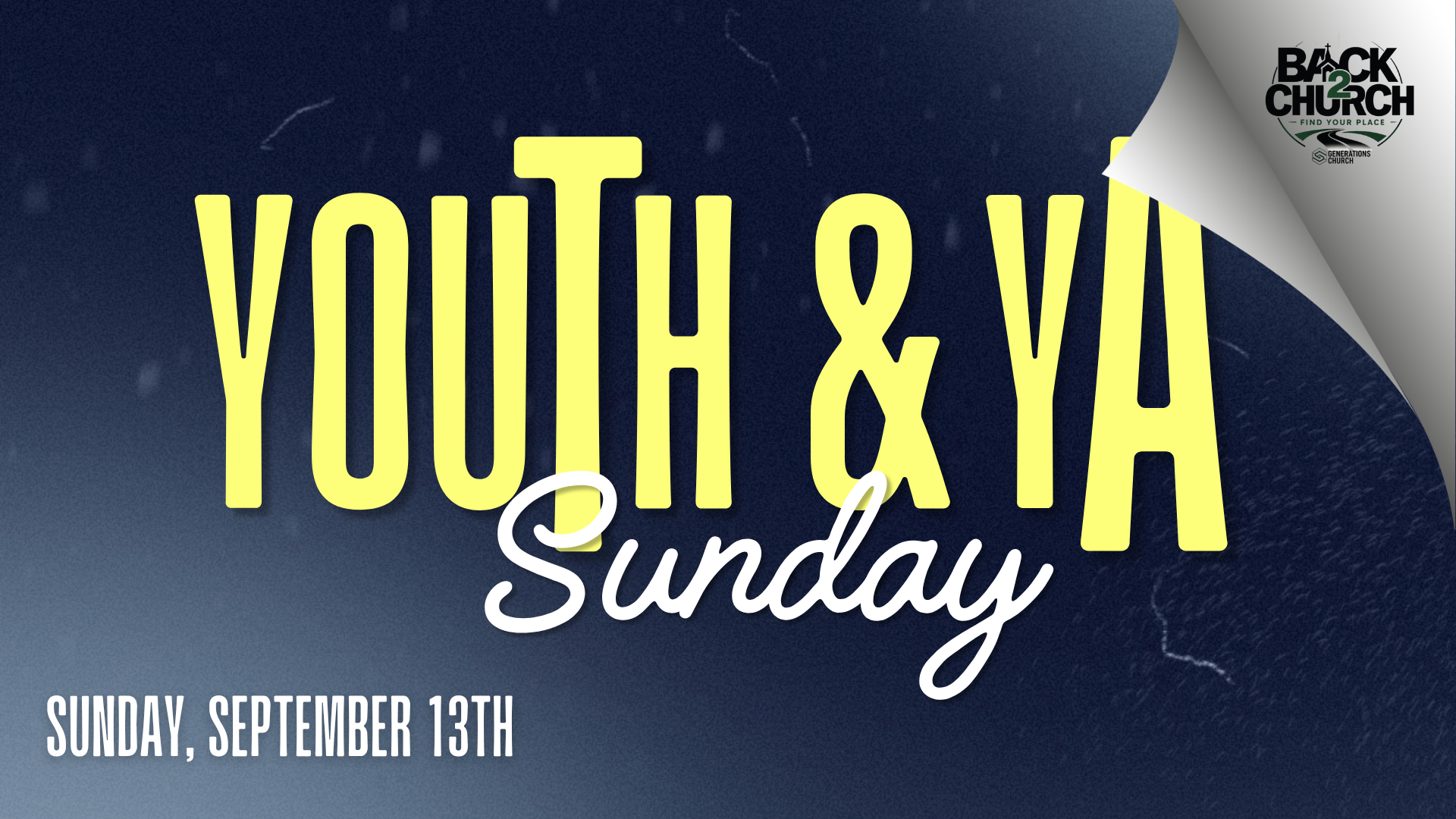 Youth and Young Adults Sunday